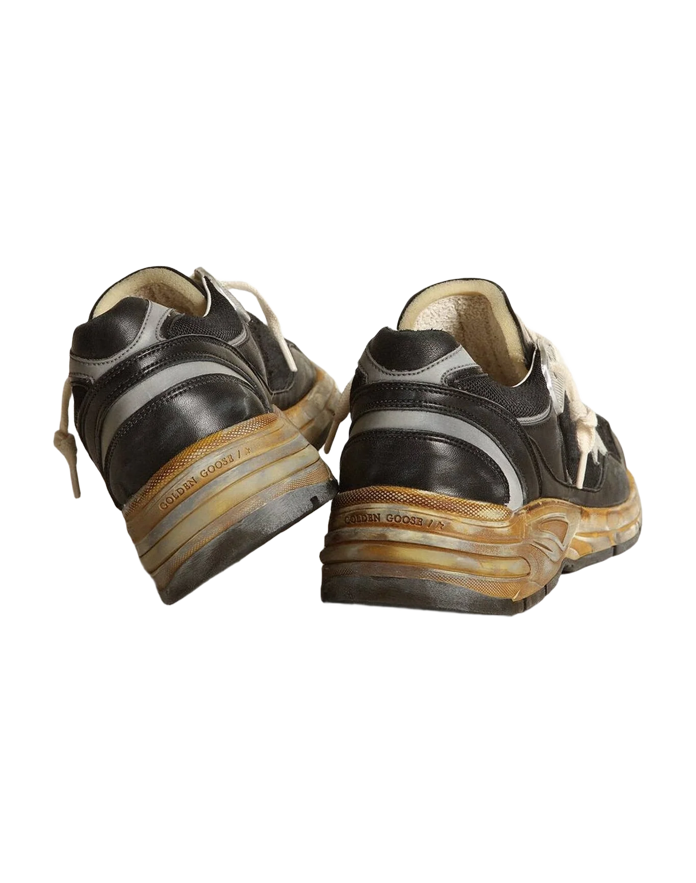 Women | Dad Star Mesh & Nappa with Colored Star | Black x Silver x Ice (V2) - Image 4
