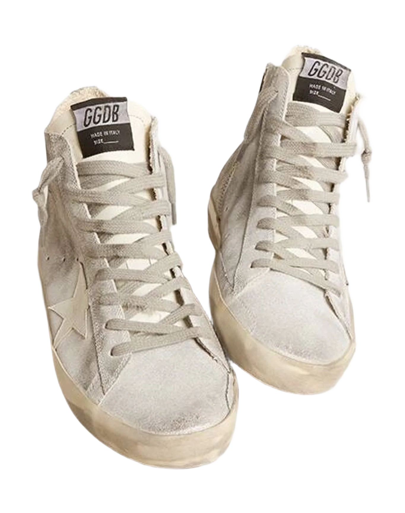 Women | Francy Penstar with Star & Glitter Heel Tab | Silver White x White x Silver (V2) - Image 2