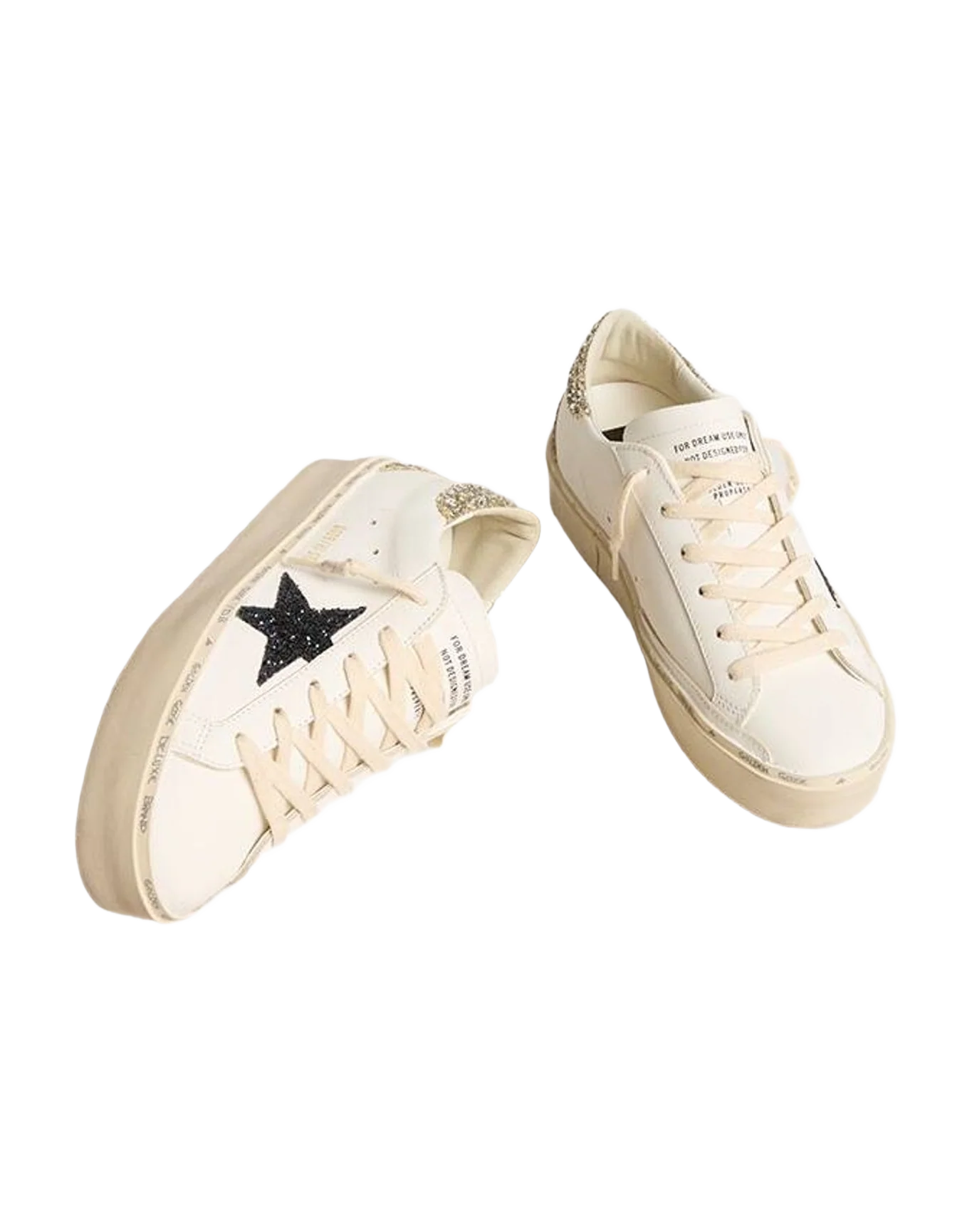 Women | Hi Star with Glitter Star & Glitter Heel Tab | White x Platinum x Blue (V1) - Image 5