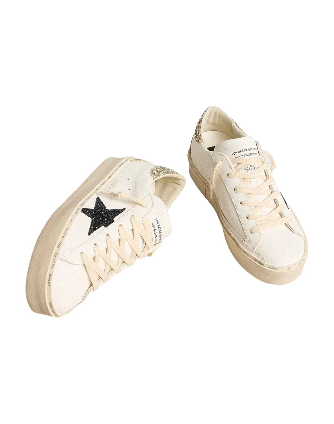 Women | Hi Star with Glitter Star & Glitter Heel Tab | White x Platinum x Blue (V1) - Image 7