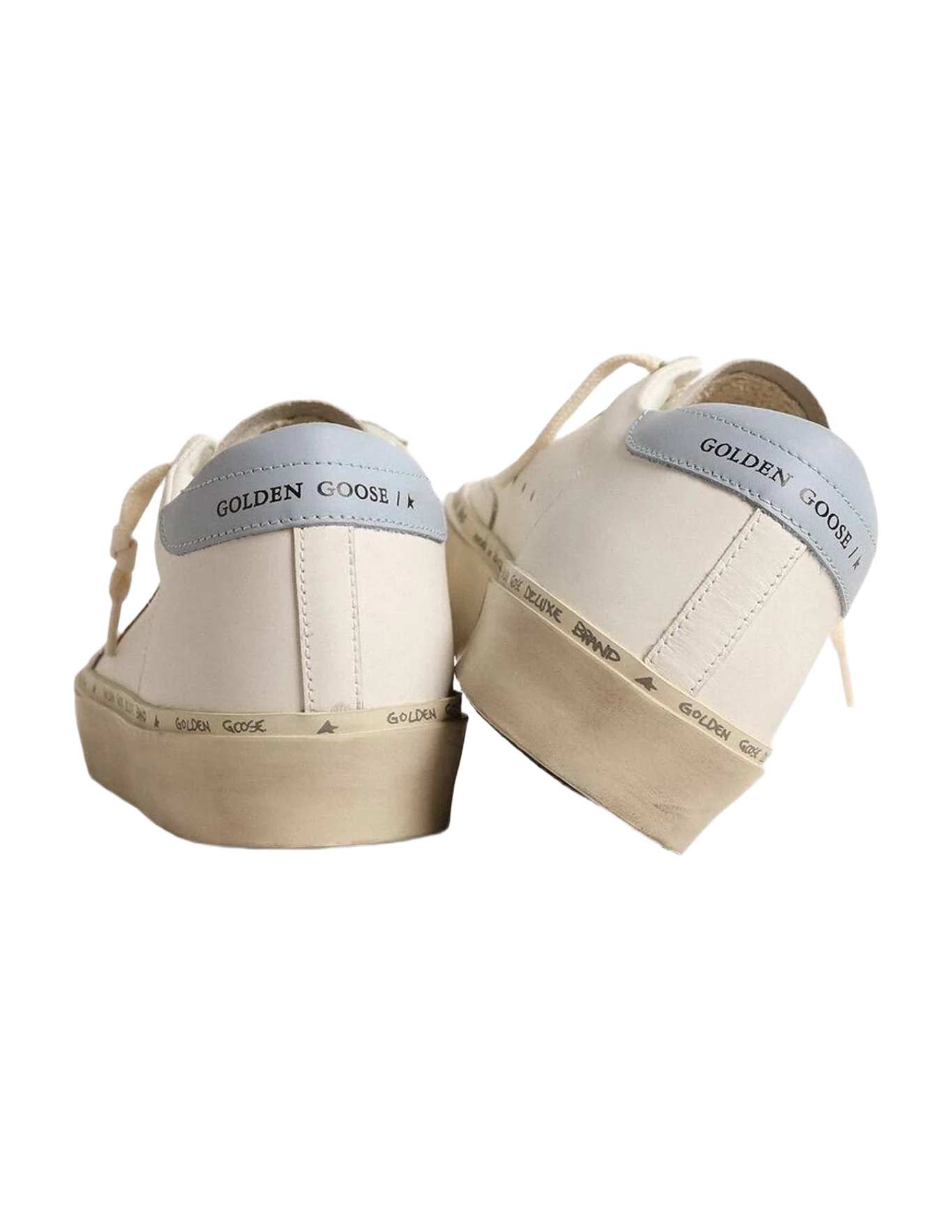 Women | Hi Star with Metallic Leather Star & Heel Tab | White x Silver x Powder Blue (V2) - Image 8