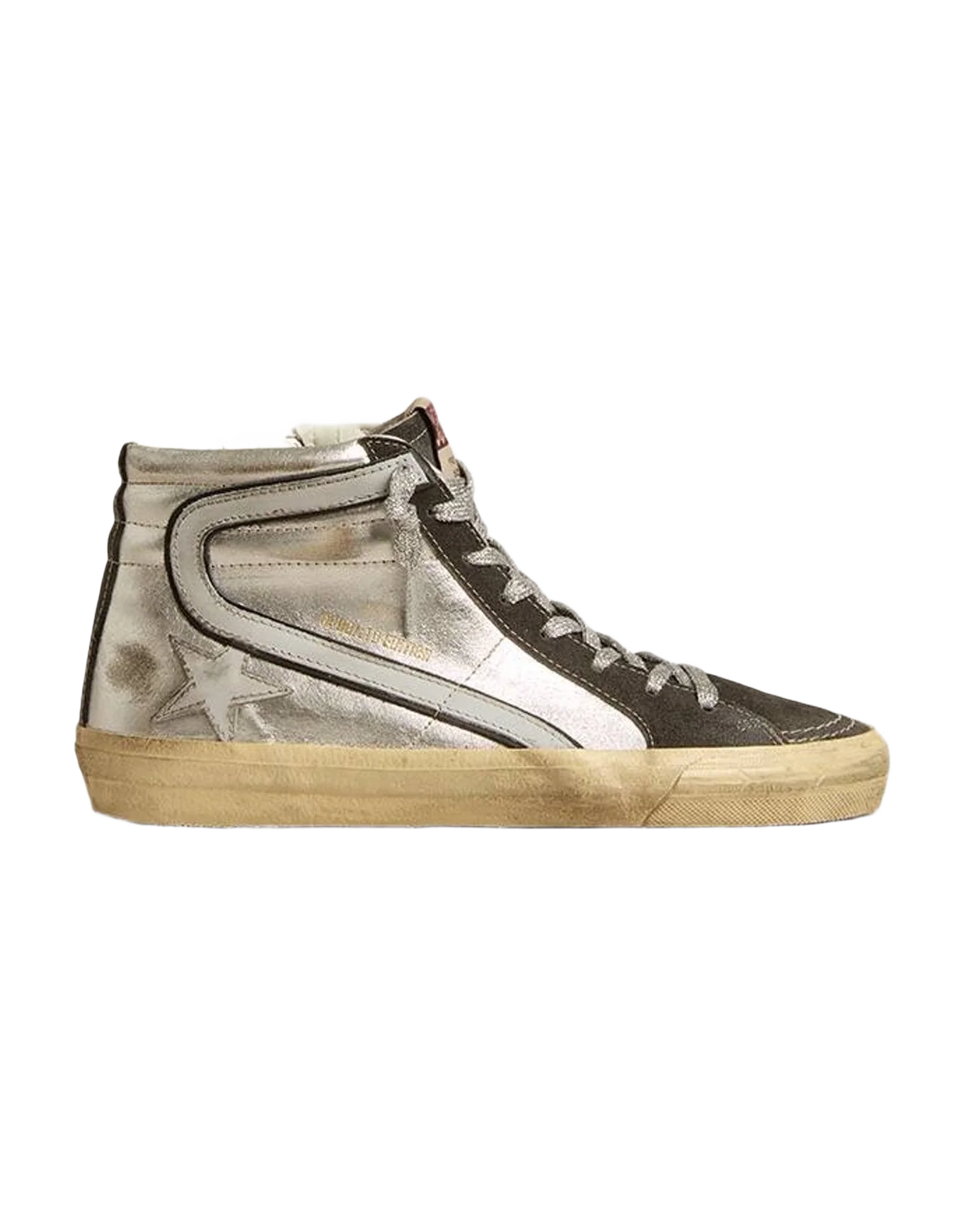 Women | Slide with Flash | Black x White Silver x Gray Dawn (V2)