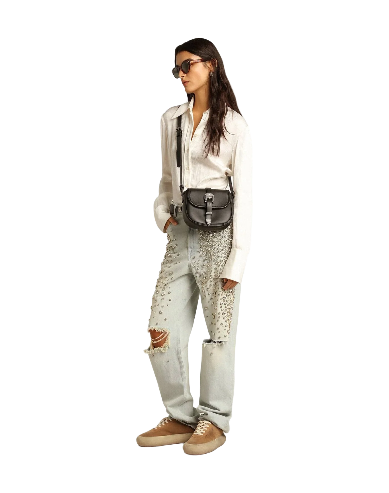 Women | Space Star Shoes Colored Suede with Shearling Lining | Tobacco (V1) - Image 3