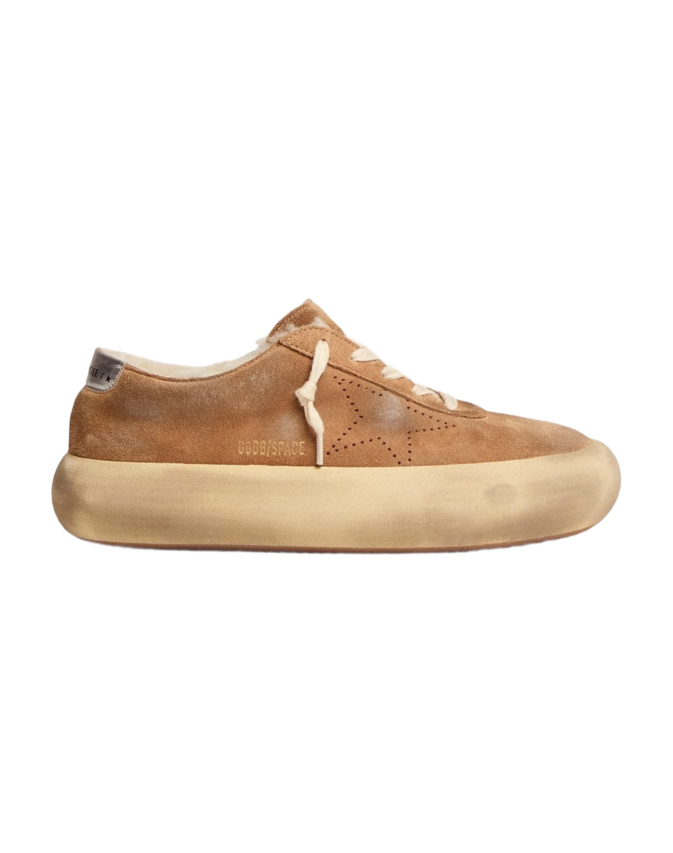 Women | Space Star Shoes Colored Suede with Shearling Lining | Tobacco (V1) - Image 9