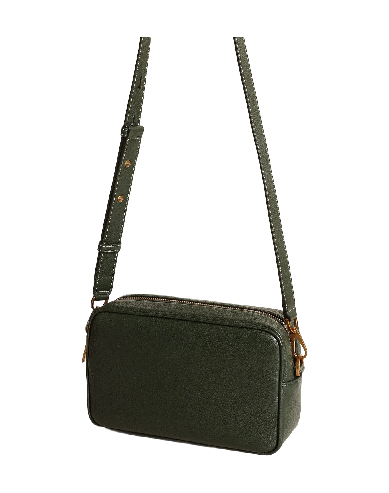 Women | Star Bag Dark Leather with Tone On Tone Star | Deep Green (V1) - Image 10