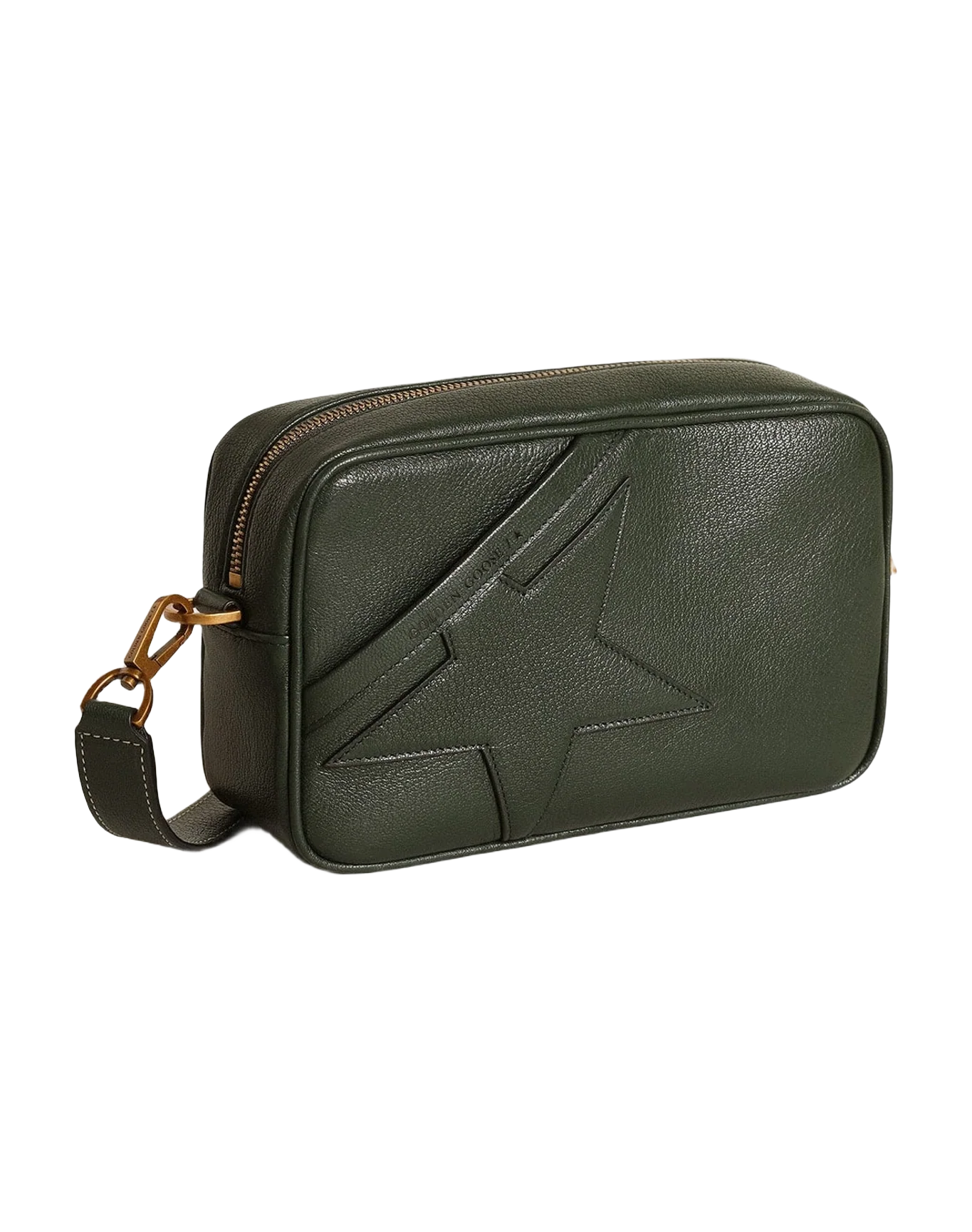 Women | Star Bag Dark Leather with Tone On Tone Star | Deep Green (V1) - Image 11