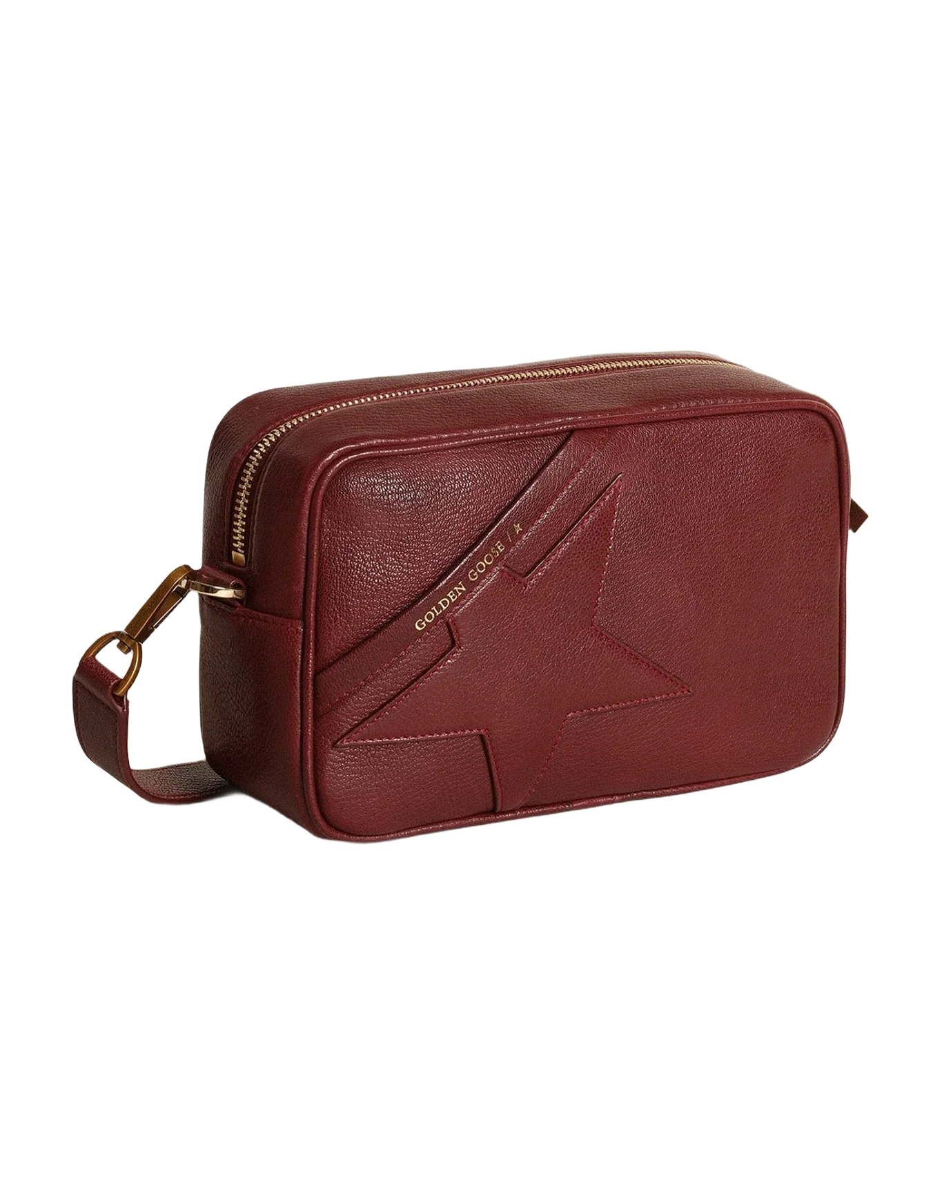 Women | Star Bag Leather with Tone On Tone Star | Burgundy (V1) - Image 3