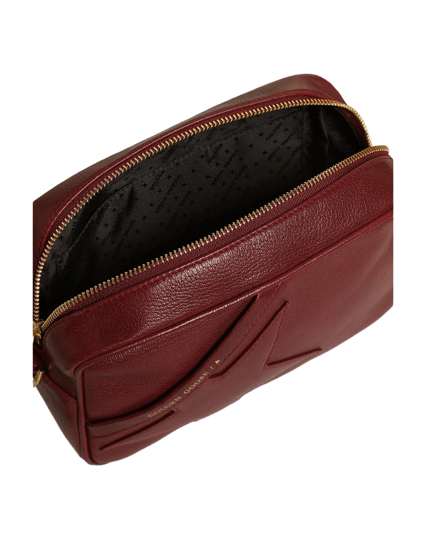 Women | Star Bag Leather with Tone On Tone Star | Burgundy (V1) - Image 4