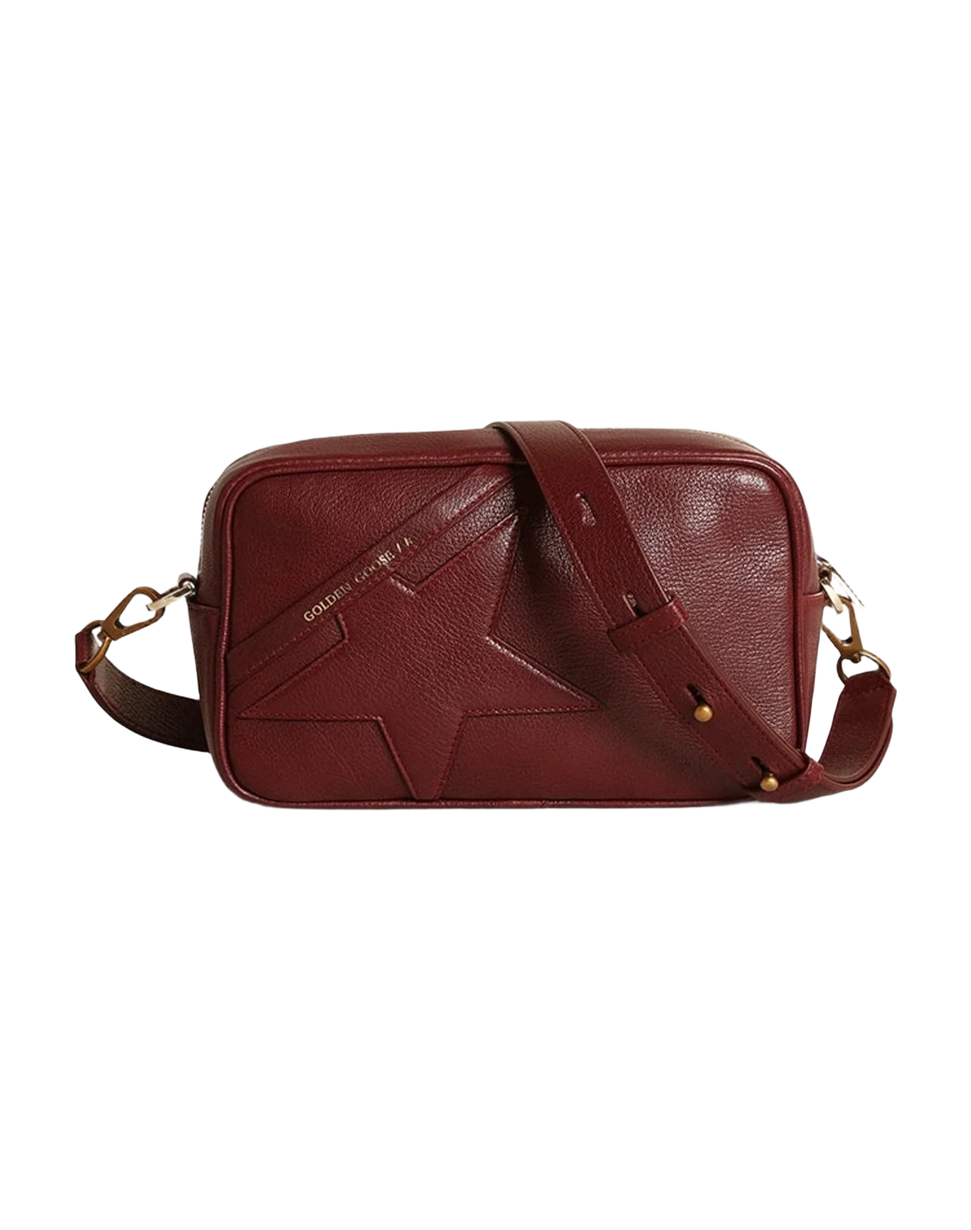 Women | Star Bag Leather with Tone On Tone Star | Burgundy (V2) - Image 2