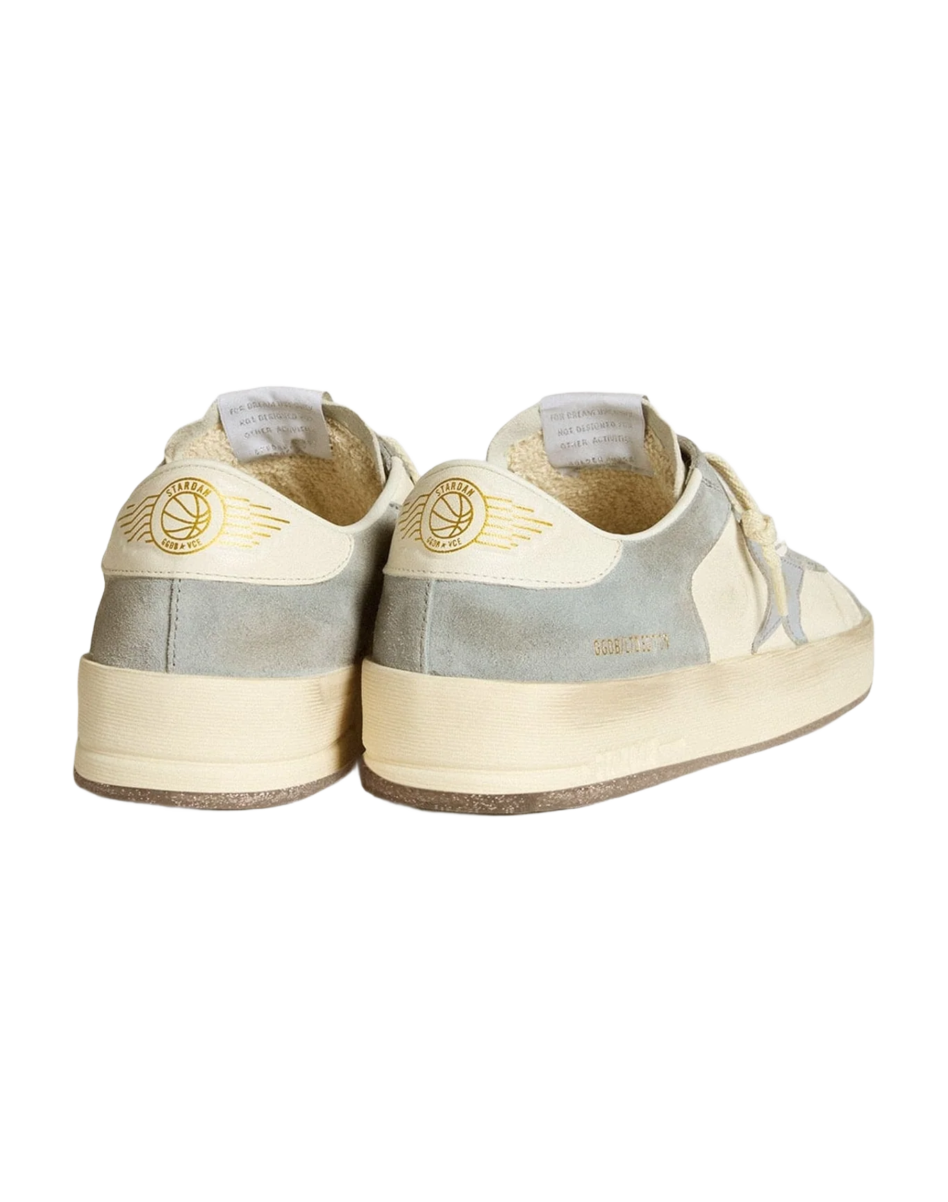 Women | Stardan Ltd Nappa & Suede with Leather Star & Nappa Heel Tab | Light Blue x White (V1) - Image 2
