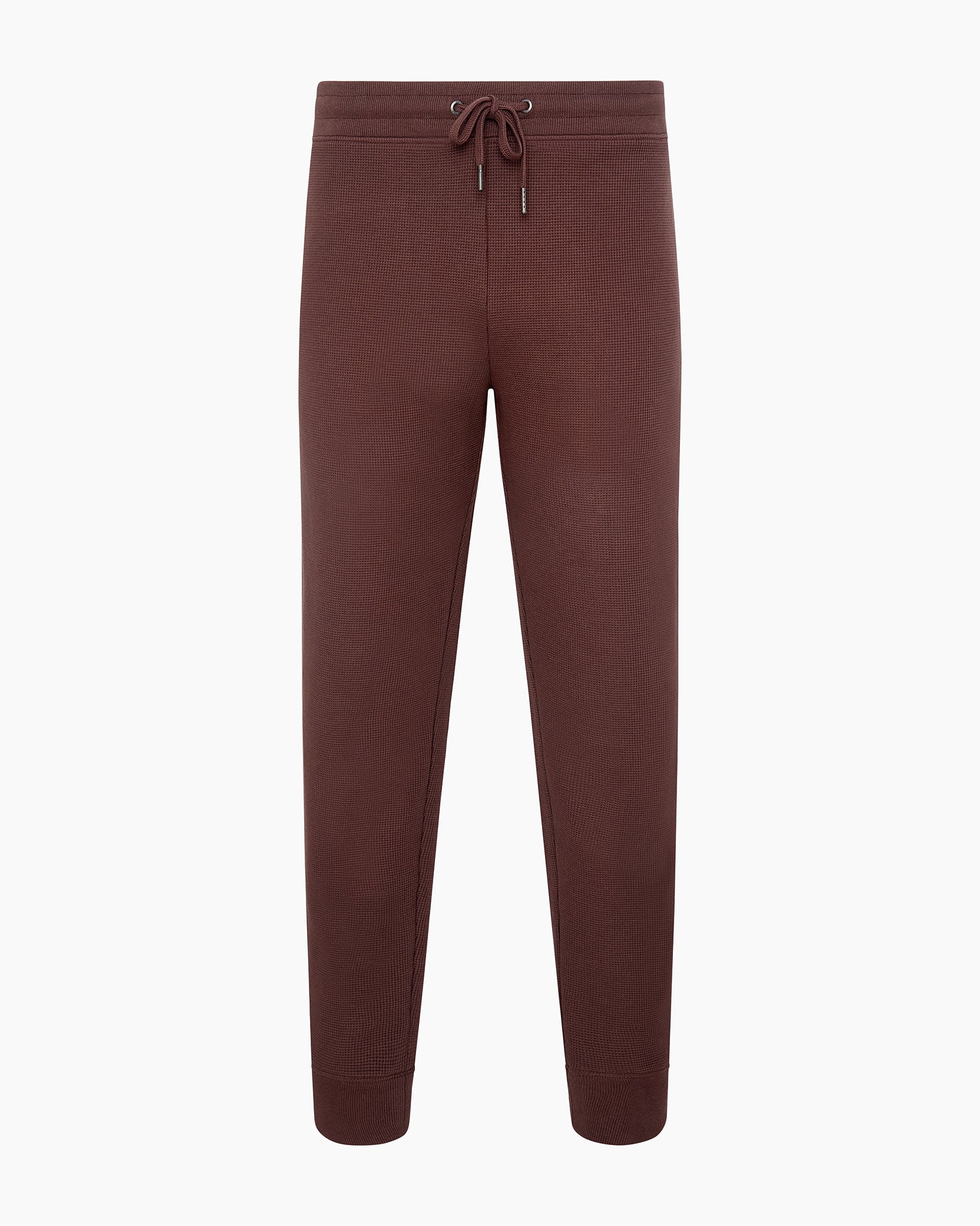 Mens | Heavyweight Cotton Waffle Jogger | Java