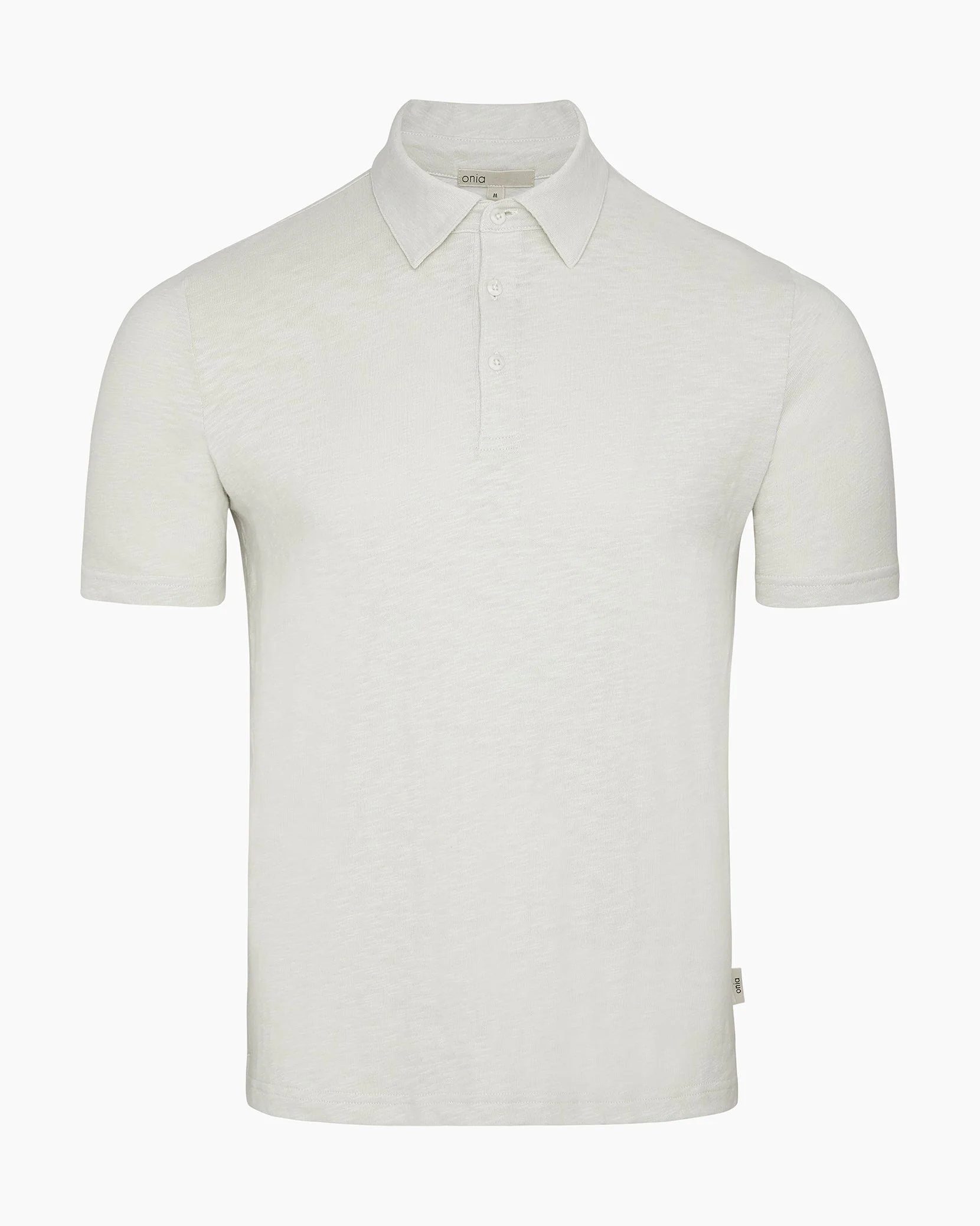 Mens | Heavyweight Slub Polo | Bone