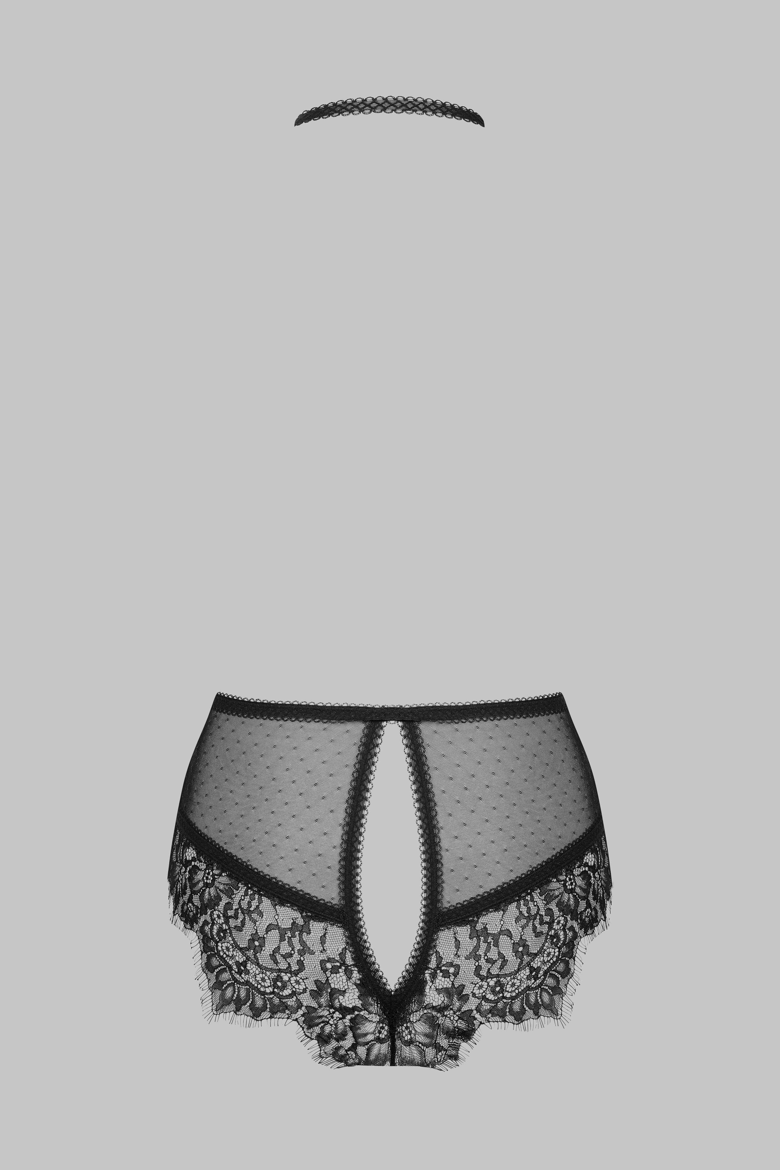 High waist panty with harness - Inspiration Divine | Black - Image 5