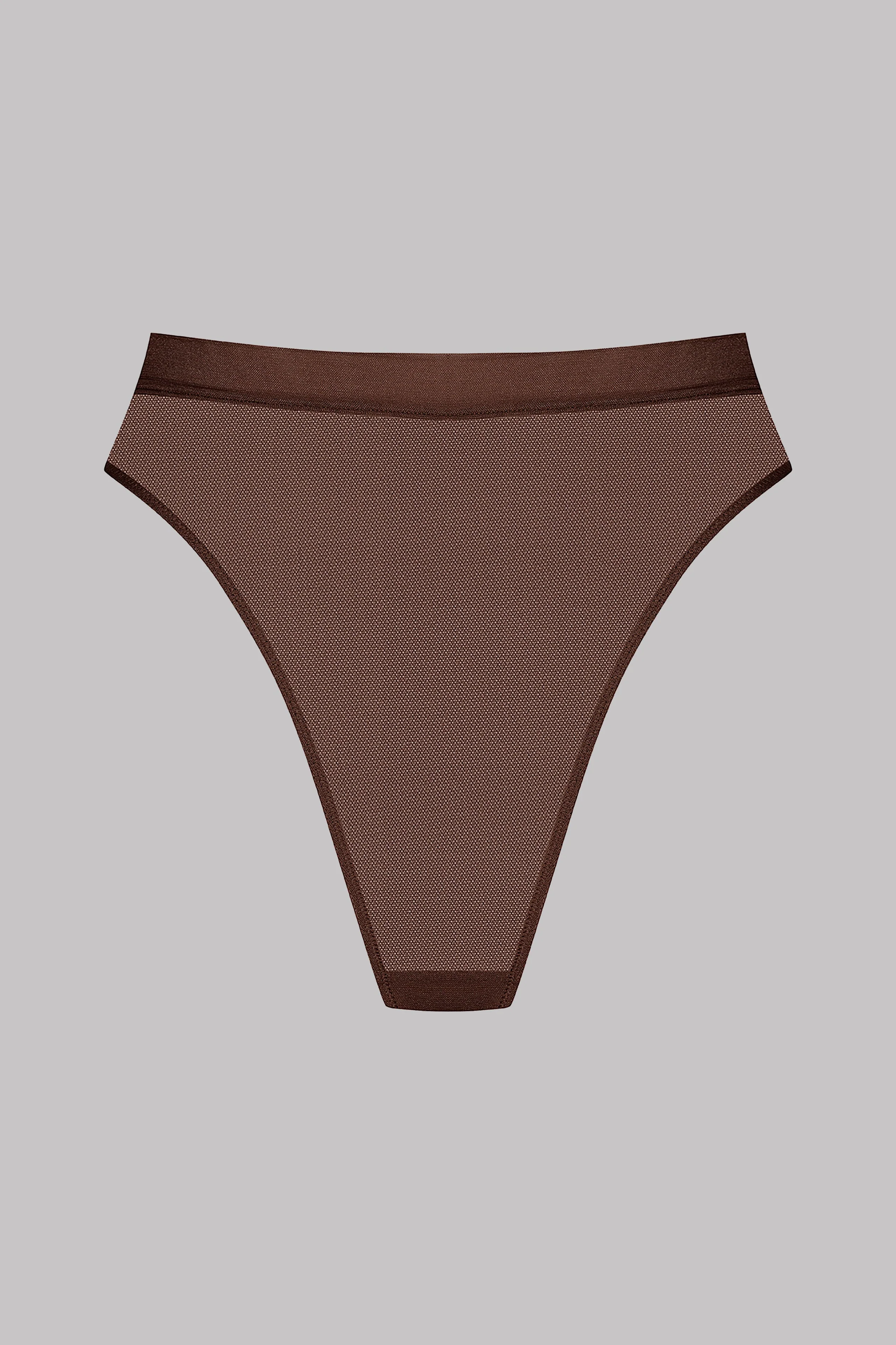 High waist thong - Corps a Corps | Brown - Image 4
