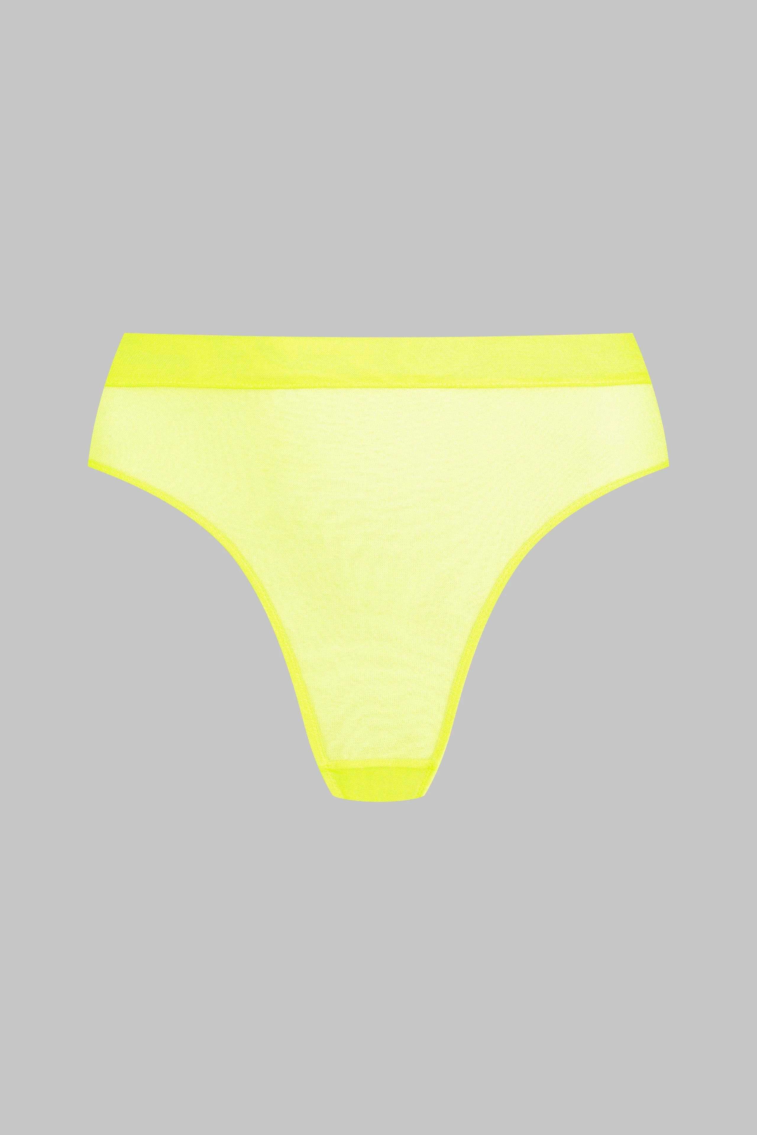 High-waist Thong - Corps a Corps Neon | Yellow - Image 4