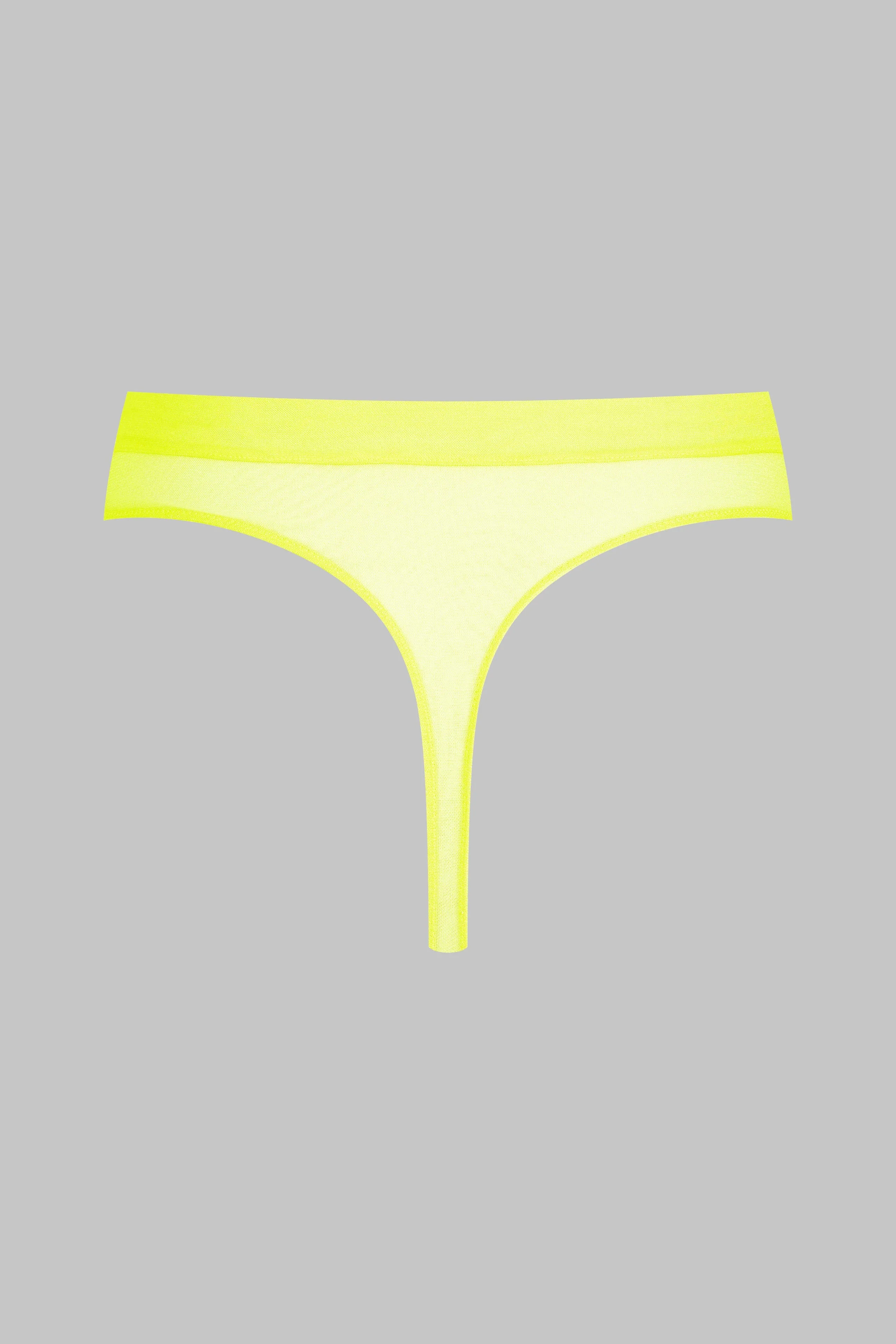 High-waist Thong - Corps a Corps Neon | Yellow - Image 5