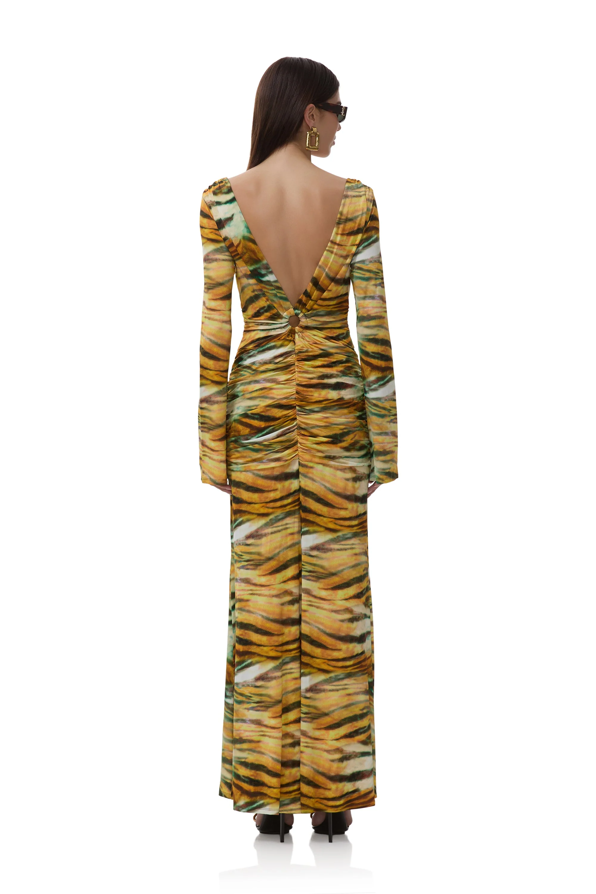 Iko Dress | Citron Tiger - Image 4