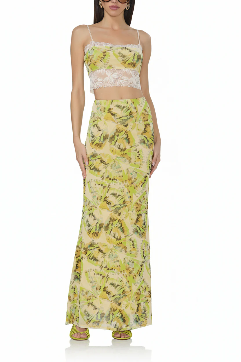 Isaura Top | Lime Wing