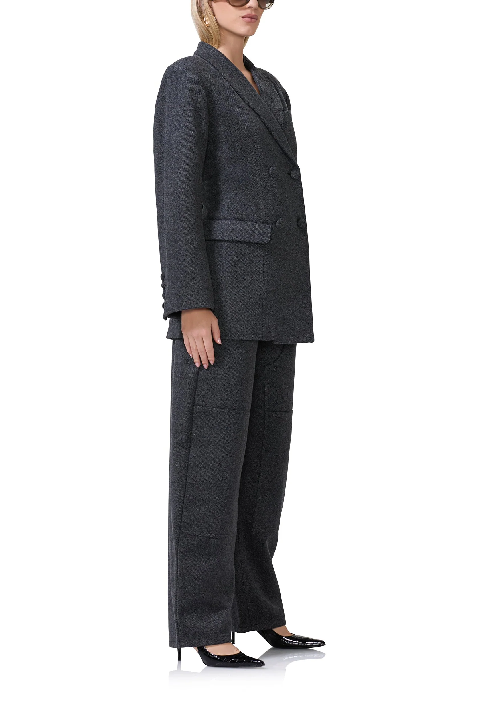 Jemima Blazer | Grey Tweed - Image 3