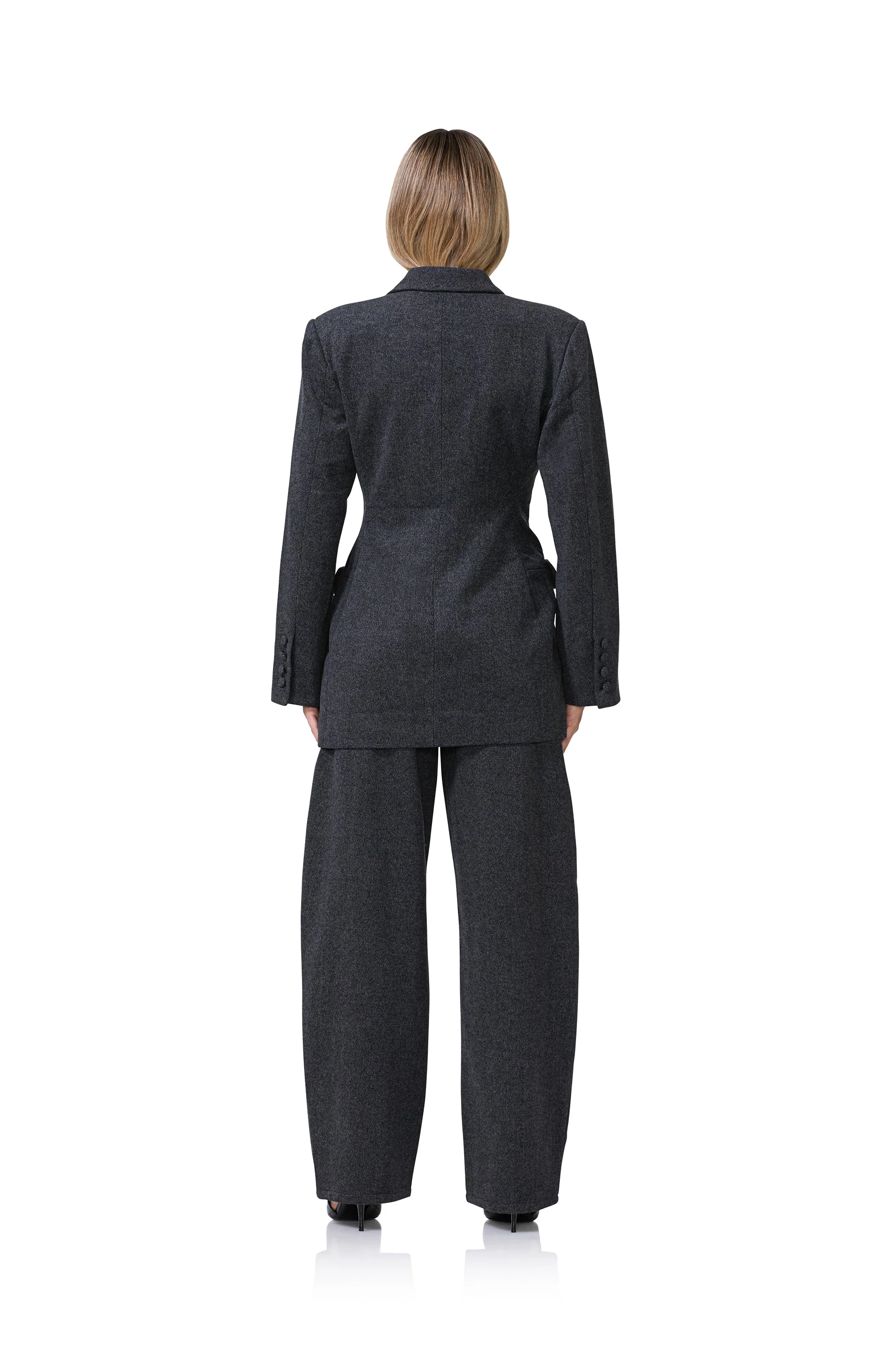 Jemima Blazer | Grey Tweed - Image 4
