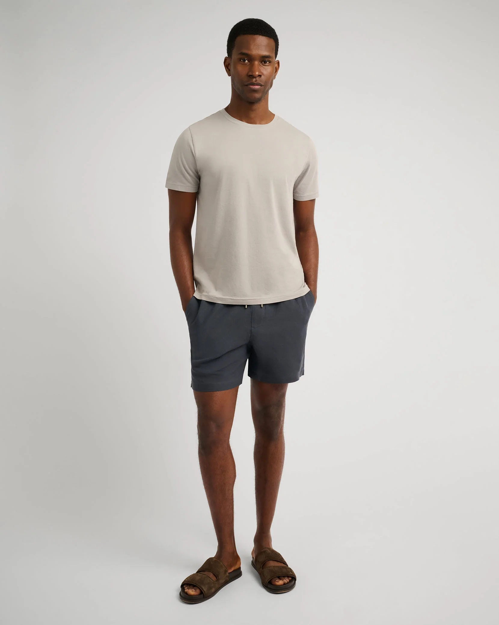 Mens | Joey Crewneck Tee | Ash - Image 4
