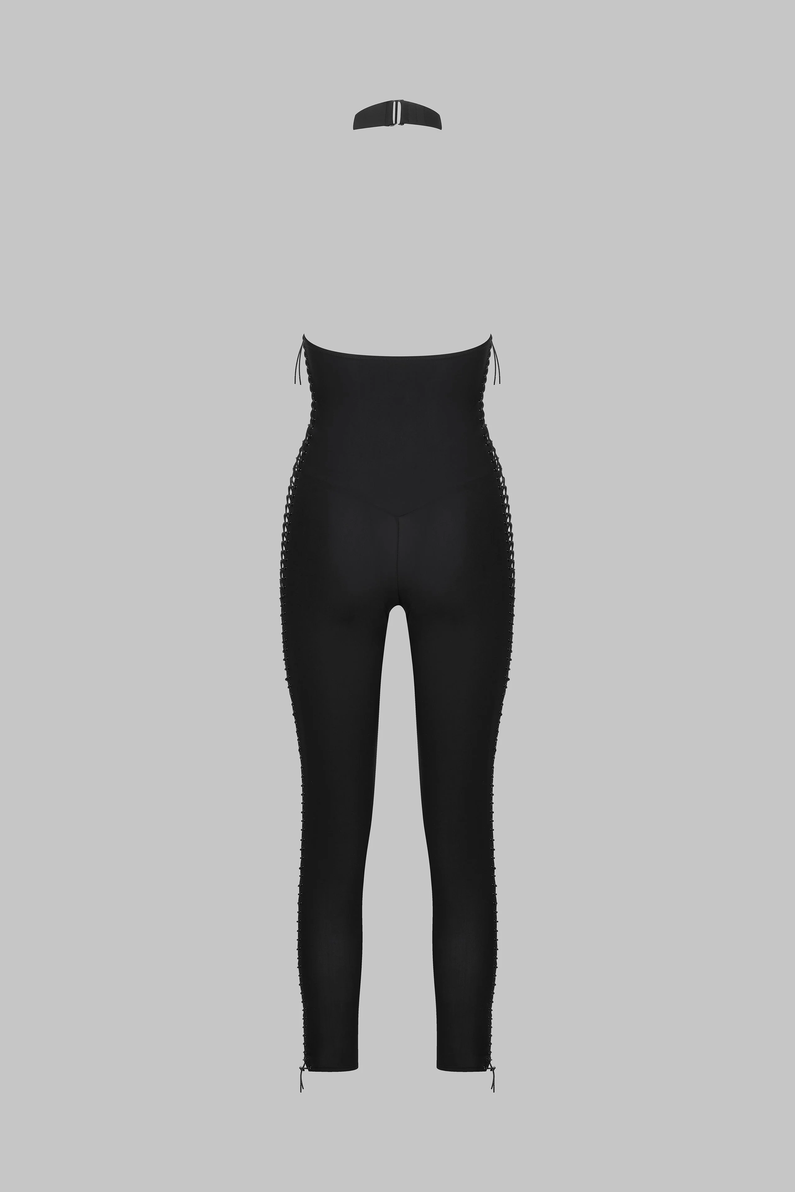 Jumpsuit with american collar - Nuit Infinie | Black - Image 5