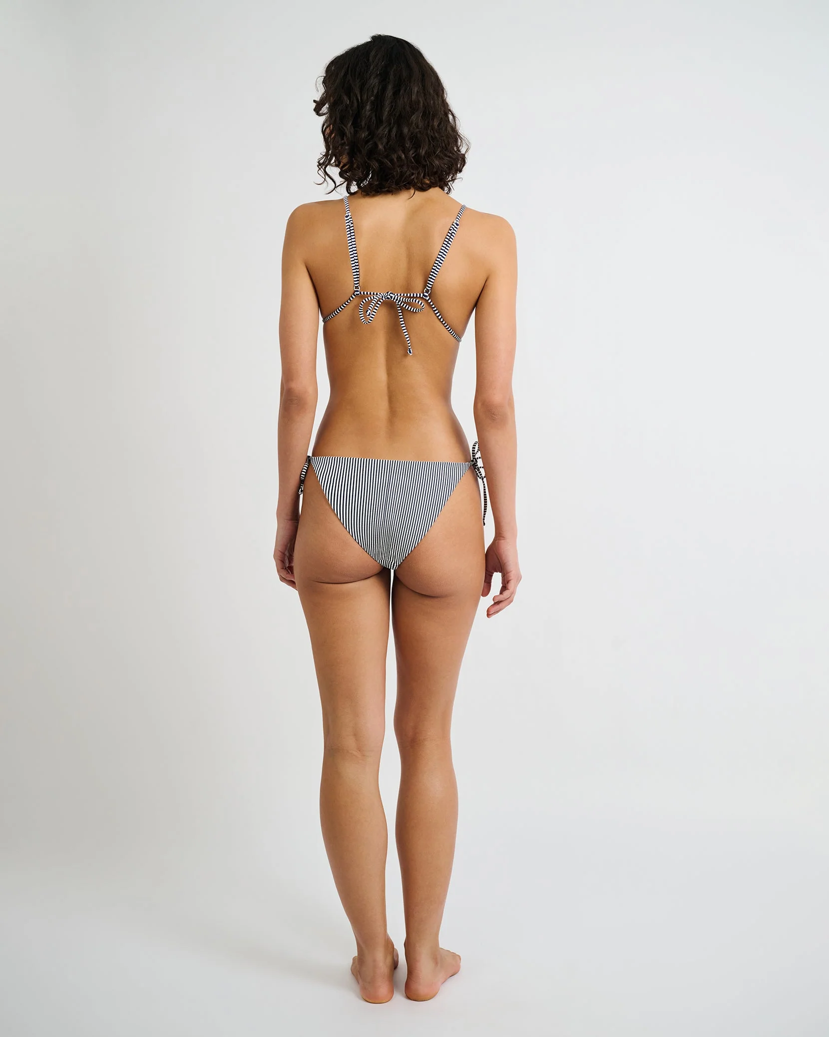 Womens | Kate Bikini Bottom | Deep Navy/White - Image 4