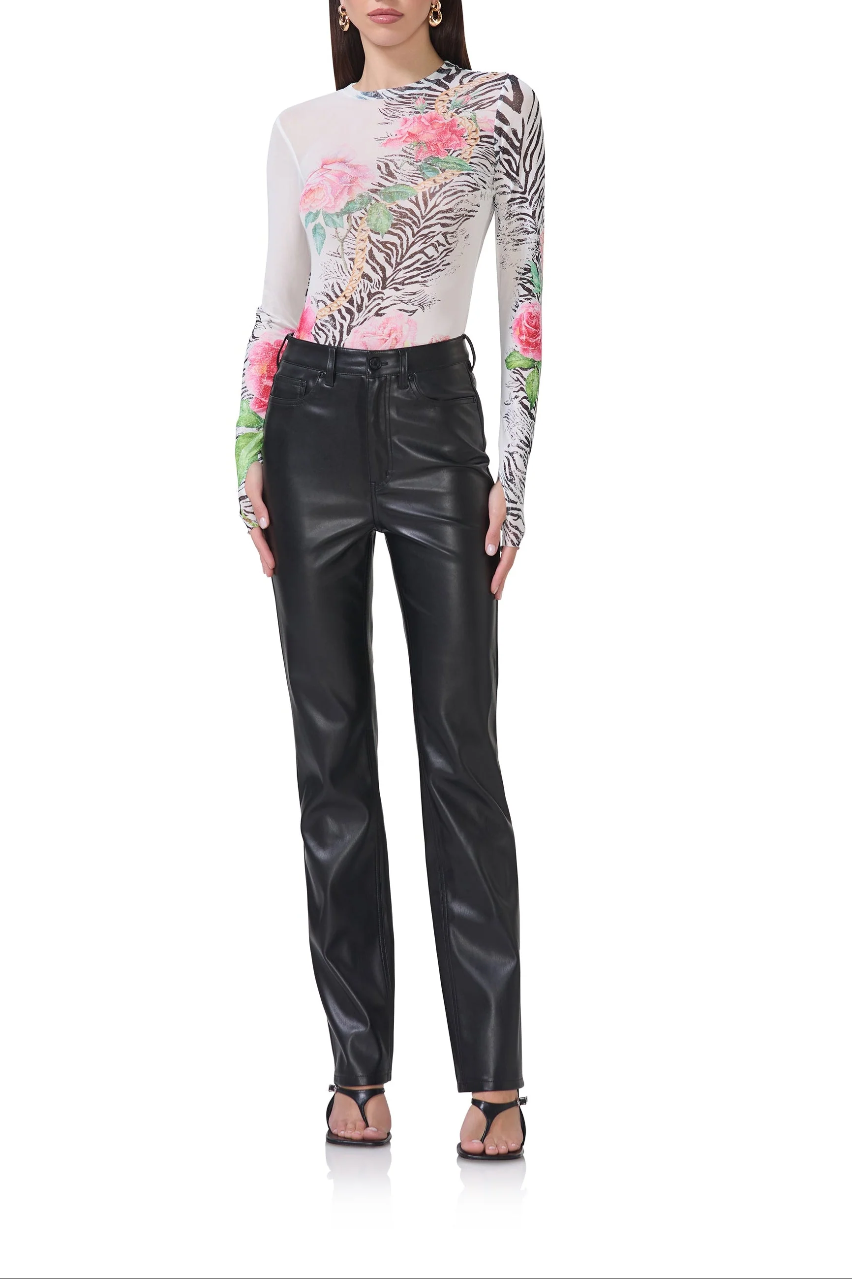 Kaylee Top | Zebra Rose