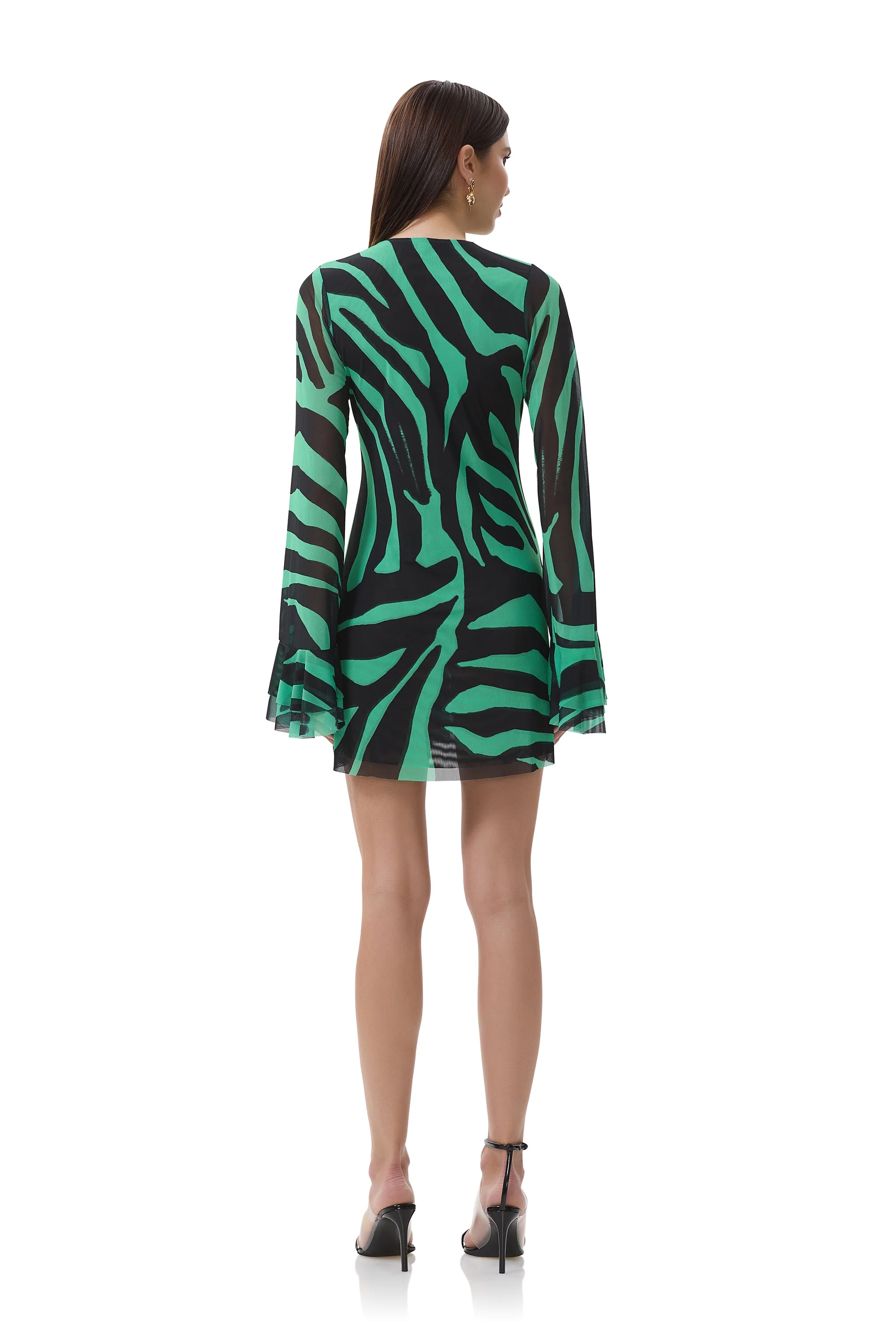 Kori Dress | Green Zebra - Image 4