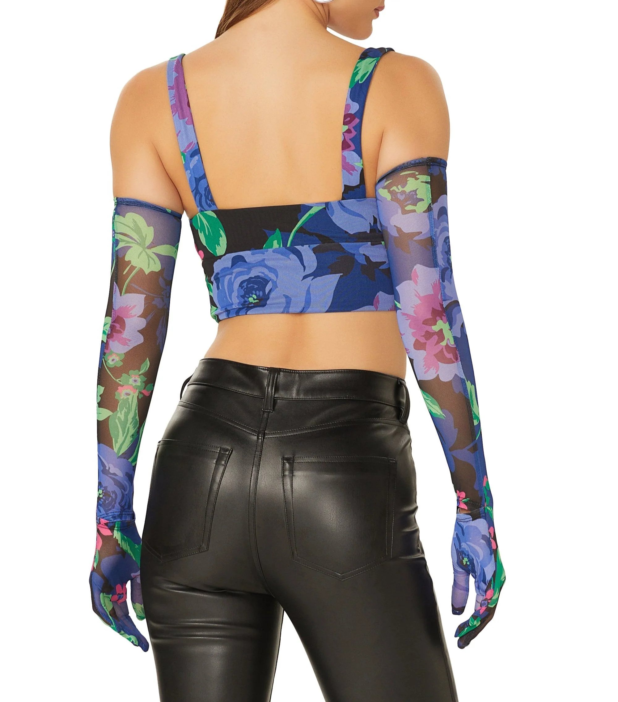 Lavera Top | Midnight Bouquet - Image 4