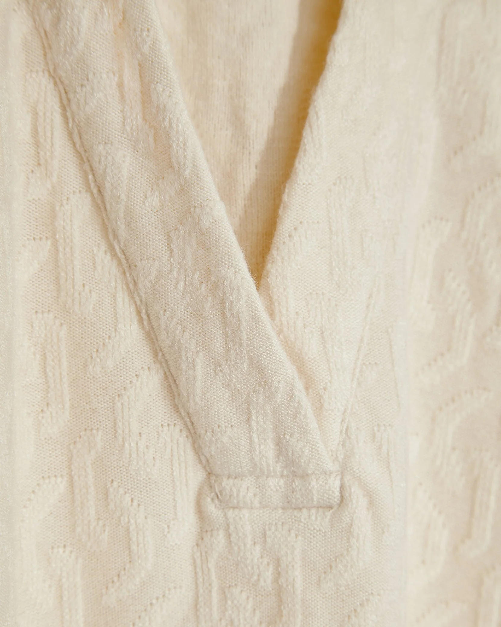 Womens | Long Sleeve Polo Geo Knit Bodysuit | Birch - Image 7