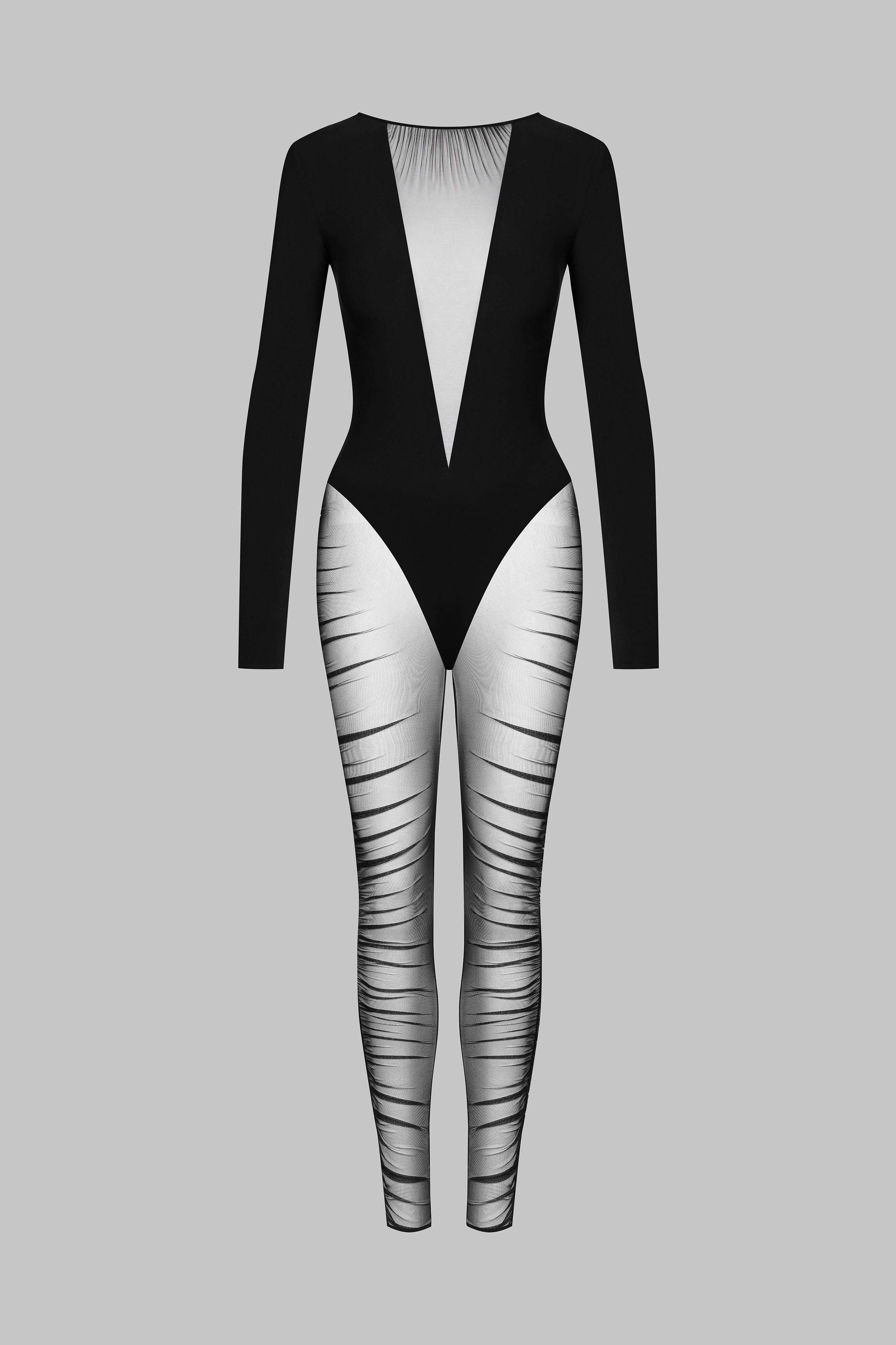 Long sleeves Jumpsuit - Nuit Fauve | Tawny - Image 4