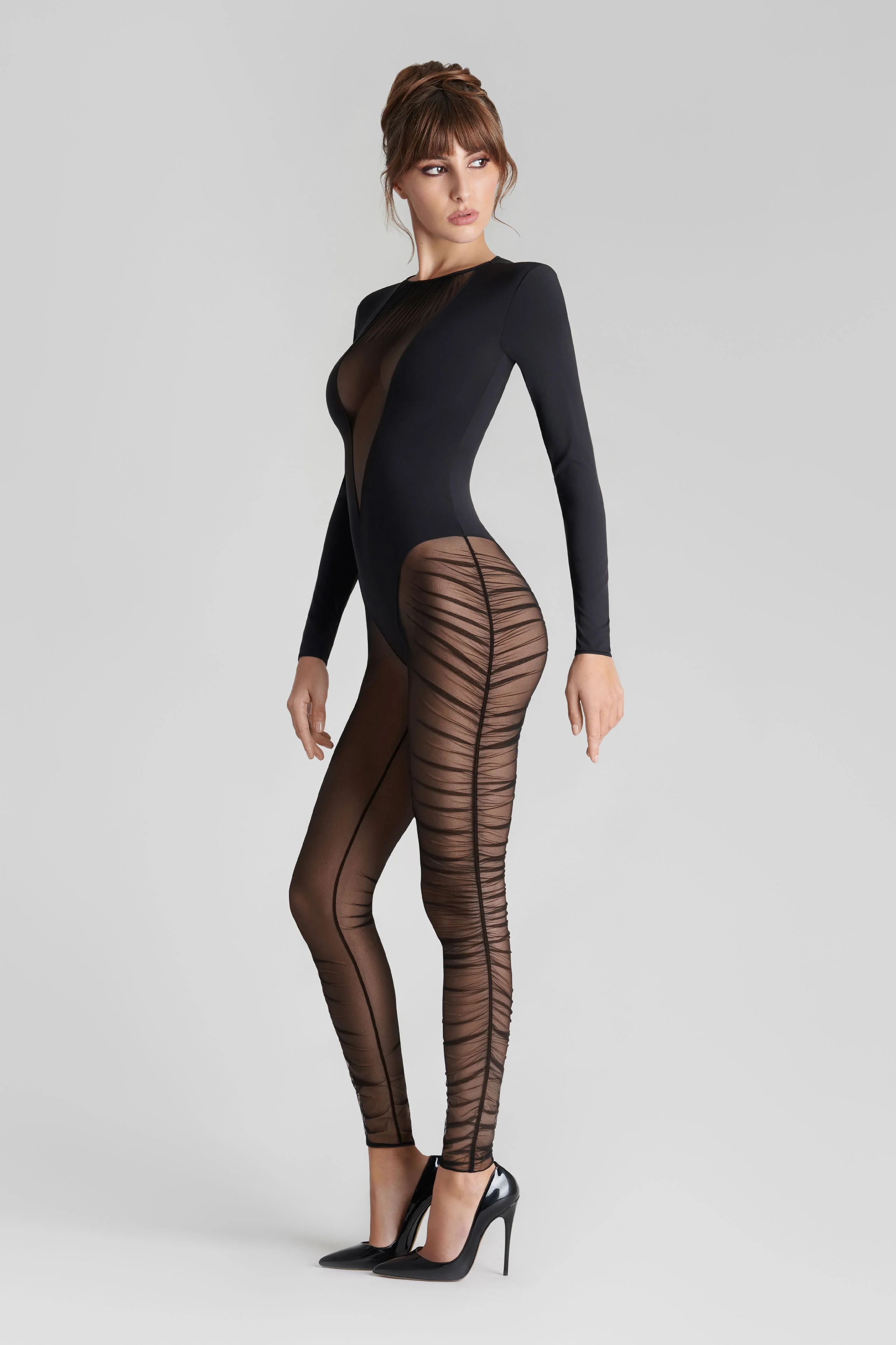 Long sleeves Jumpsuit - Nuit Fauve | Tawny - Image 7