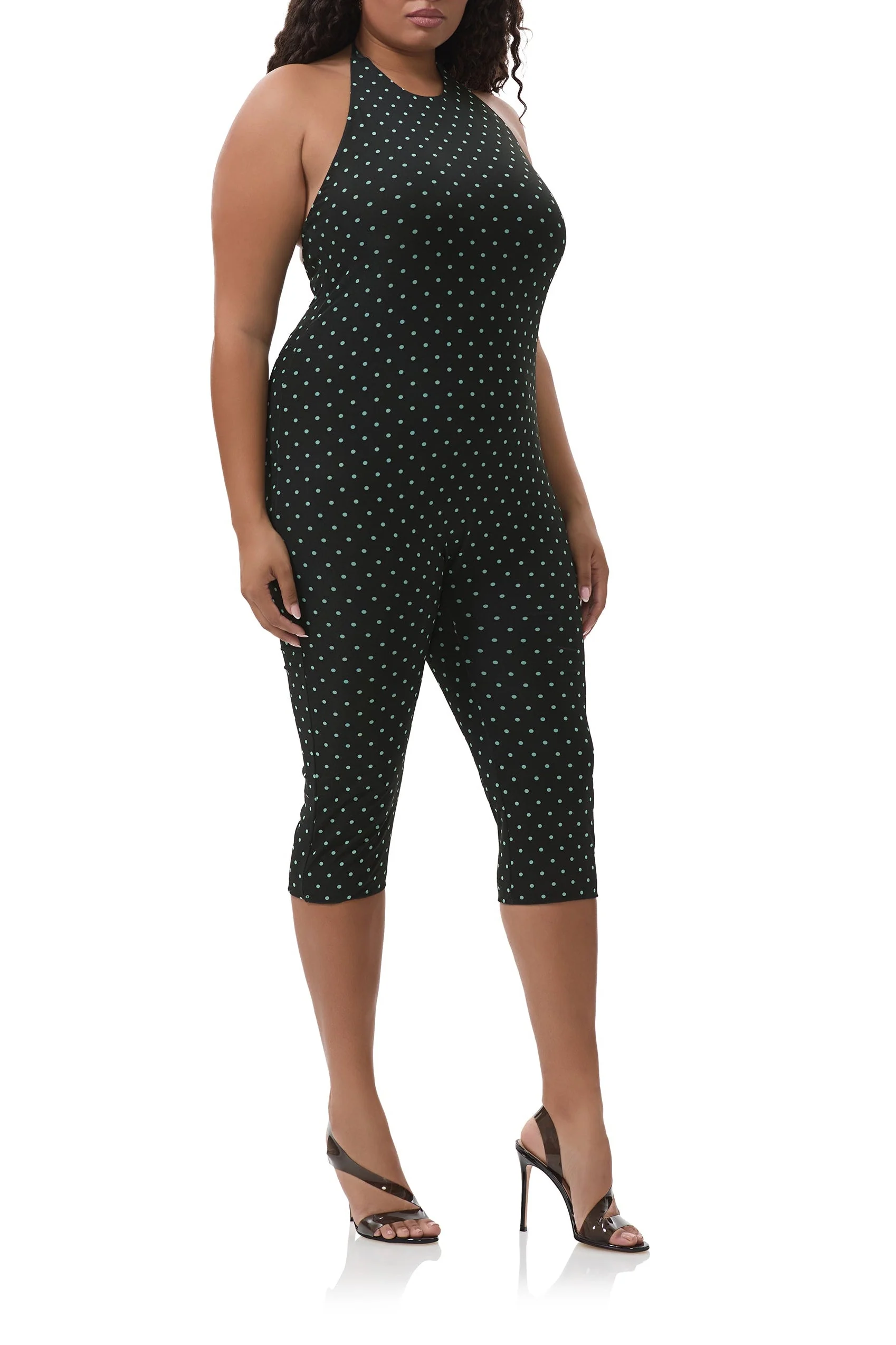 Lucia Catsuit | Aqua Dot - Image 4
