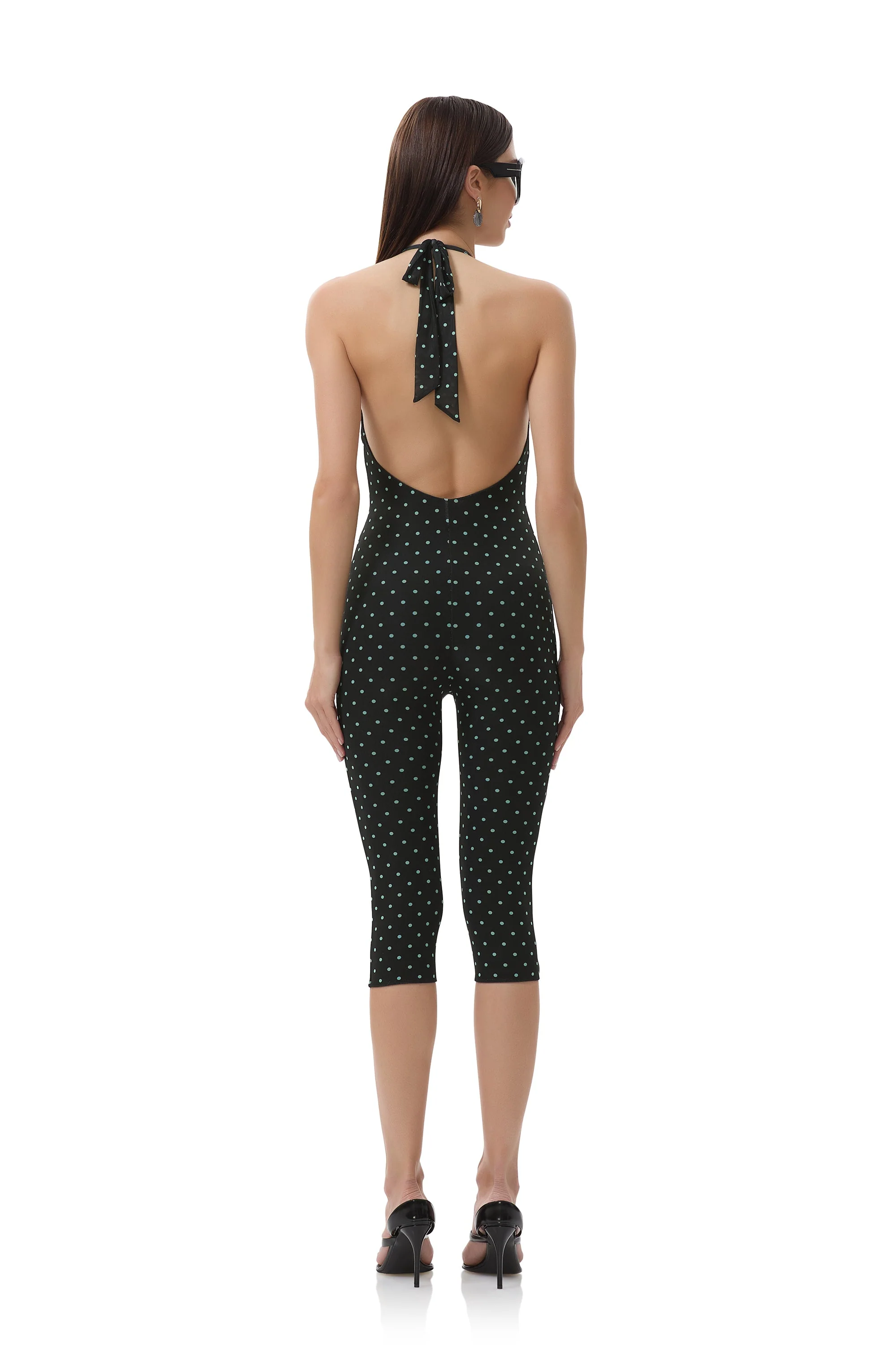 Lucia Catsuit | Aqua Dot - Image 7