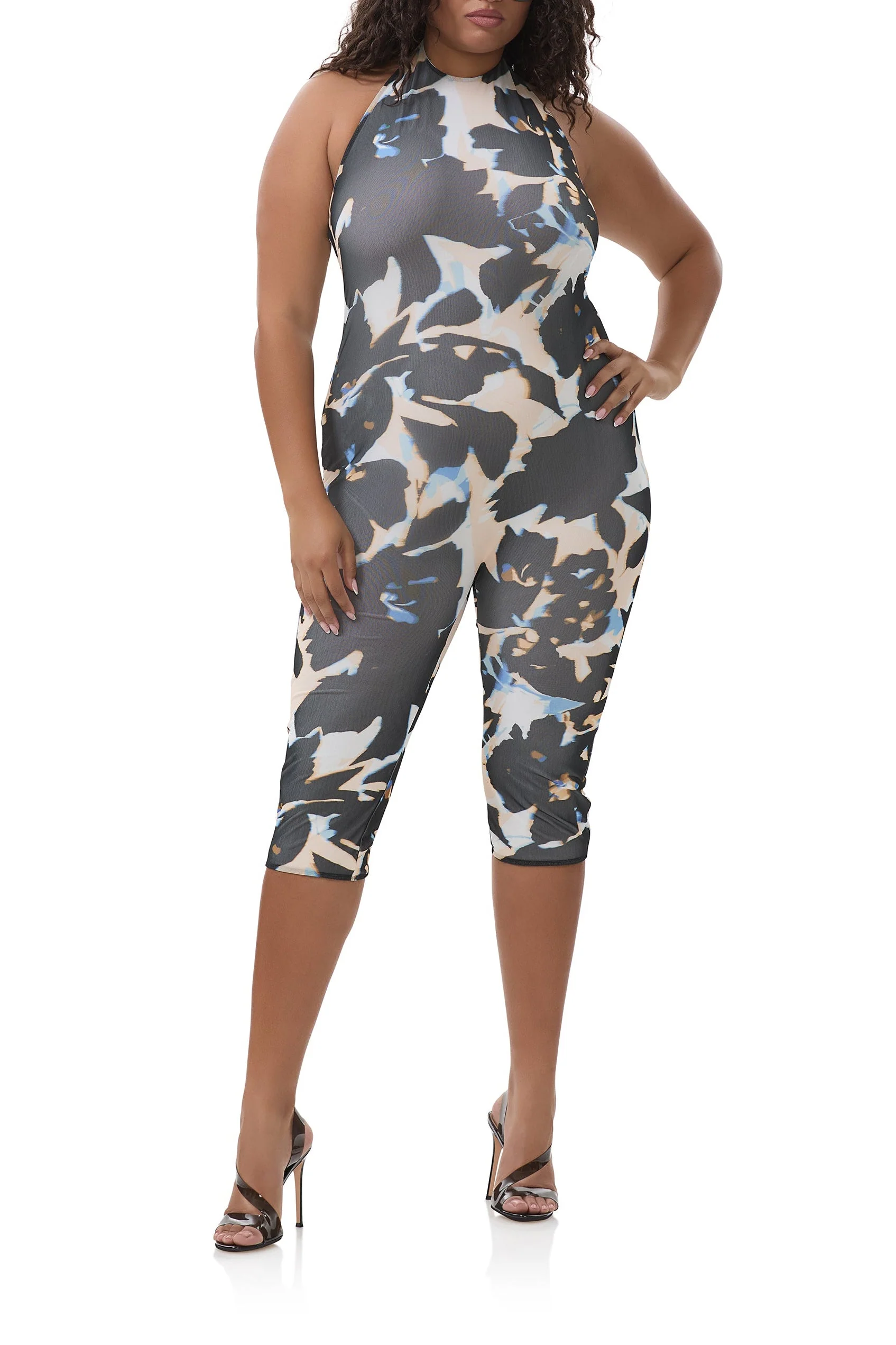 Lucia Catsuit | Shadow Floral - Image 2