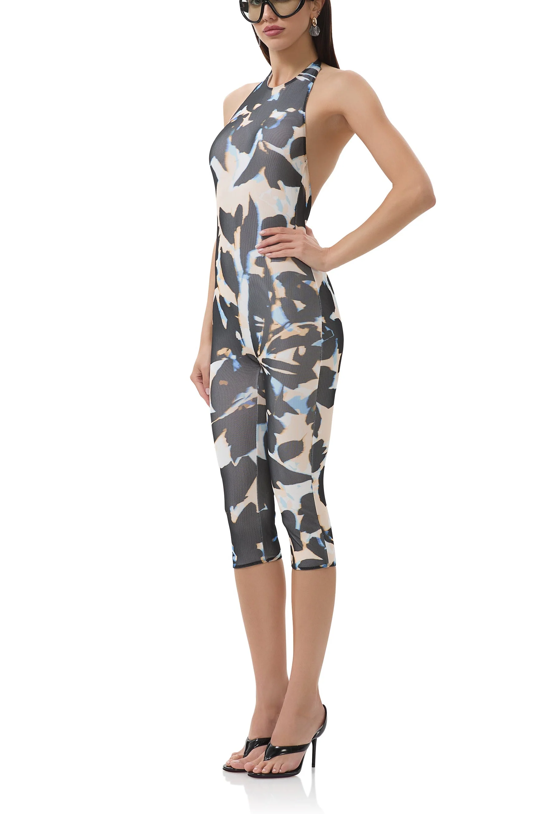 Lucia Catsuit | Shadow Floral - Image 5
