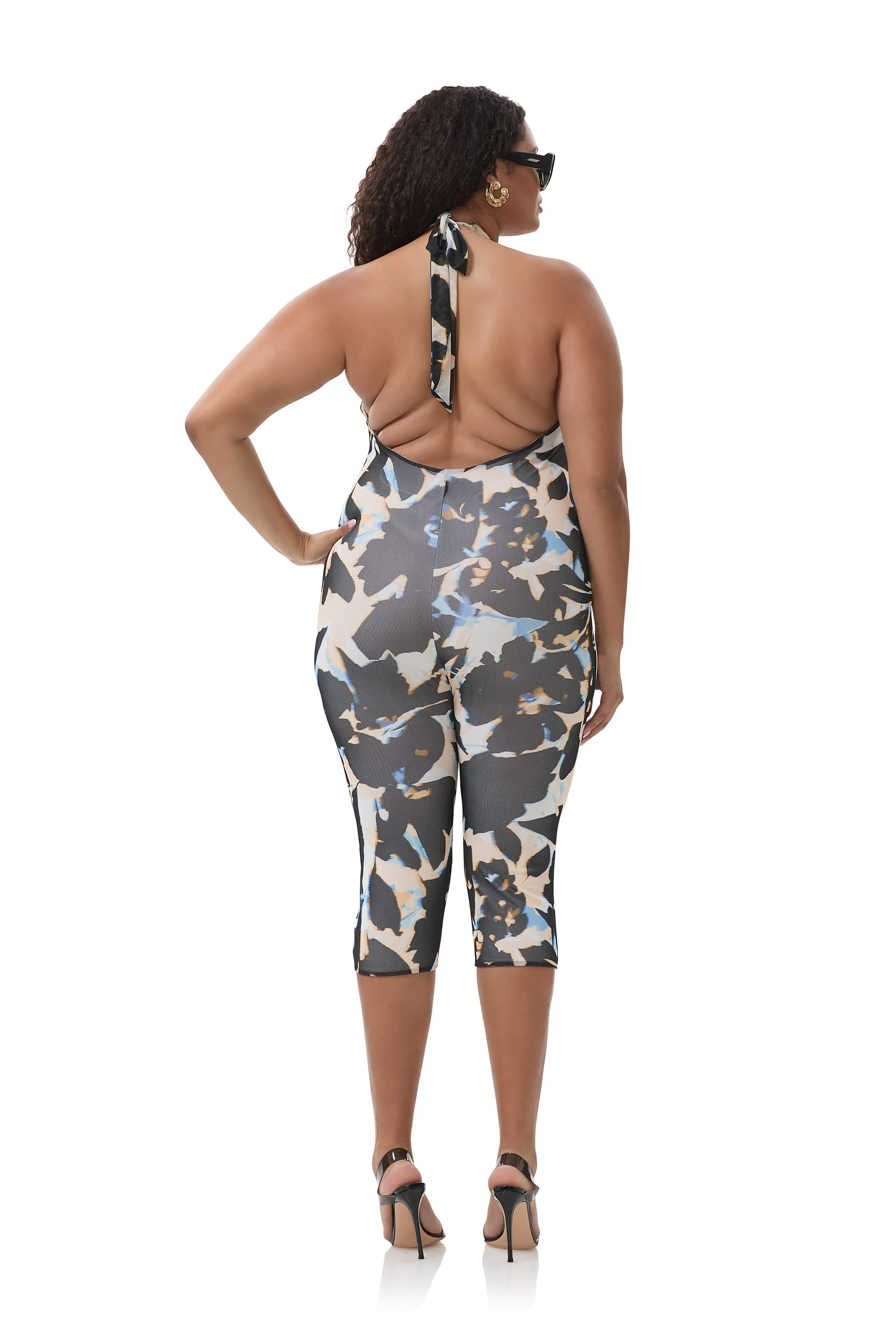 Lucia Catsuit | Shadow Floral - Image 8
