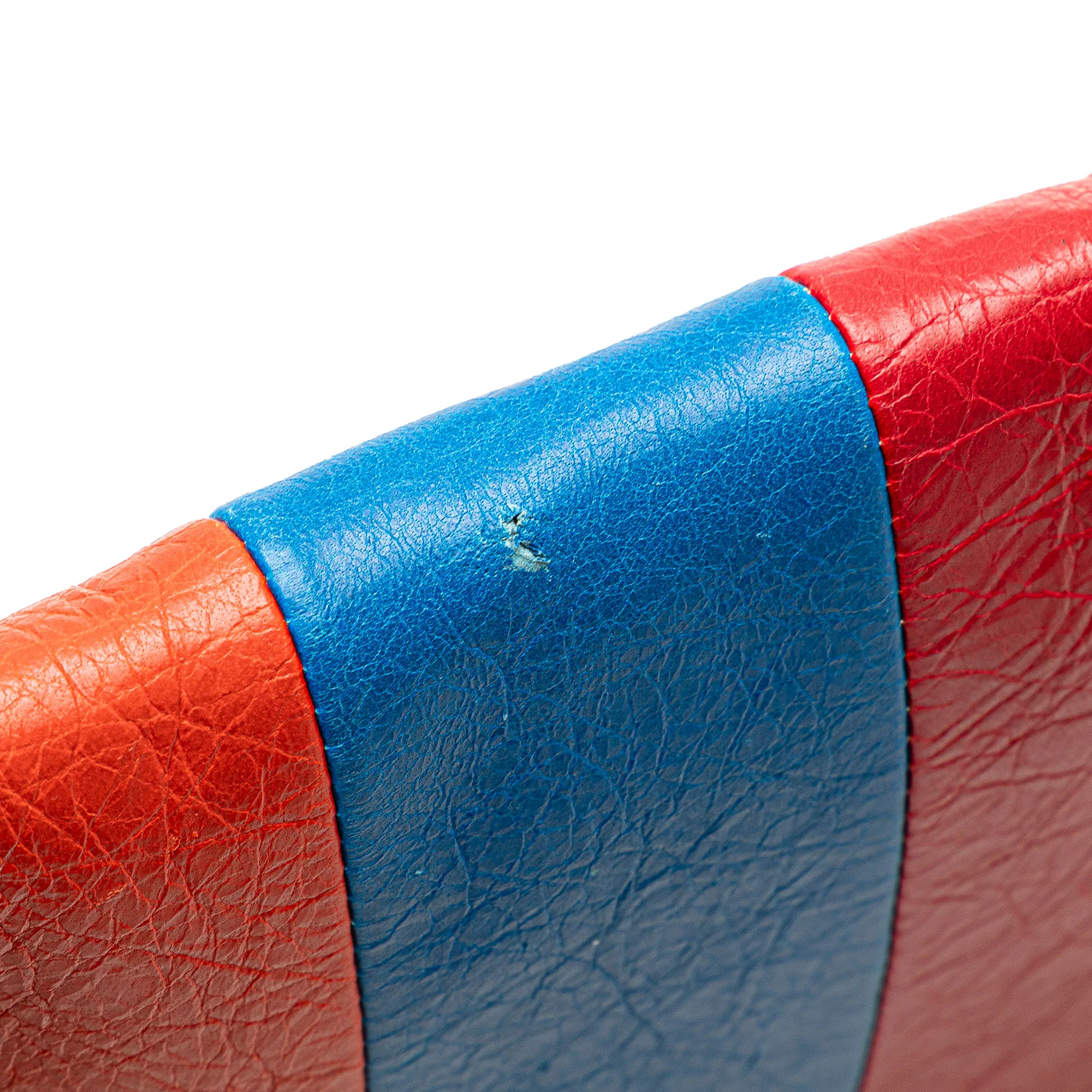 Balenciaga | Pre-Owned Lambskin Bazar Clutch | Red - Image 11