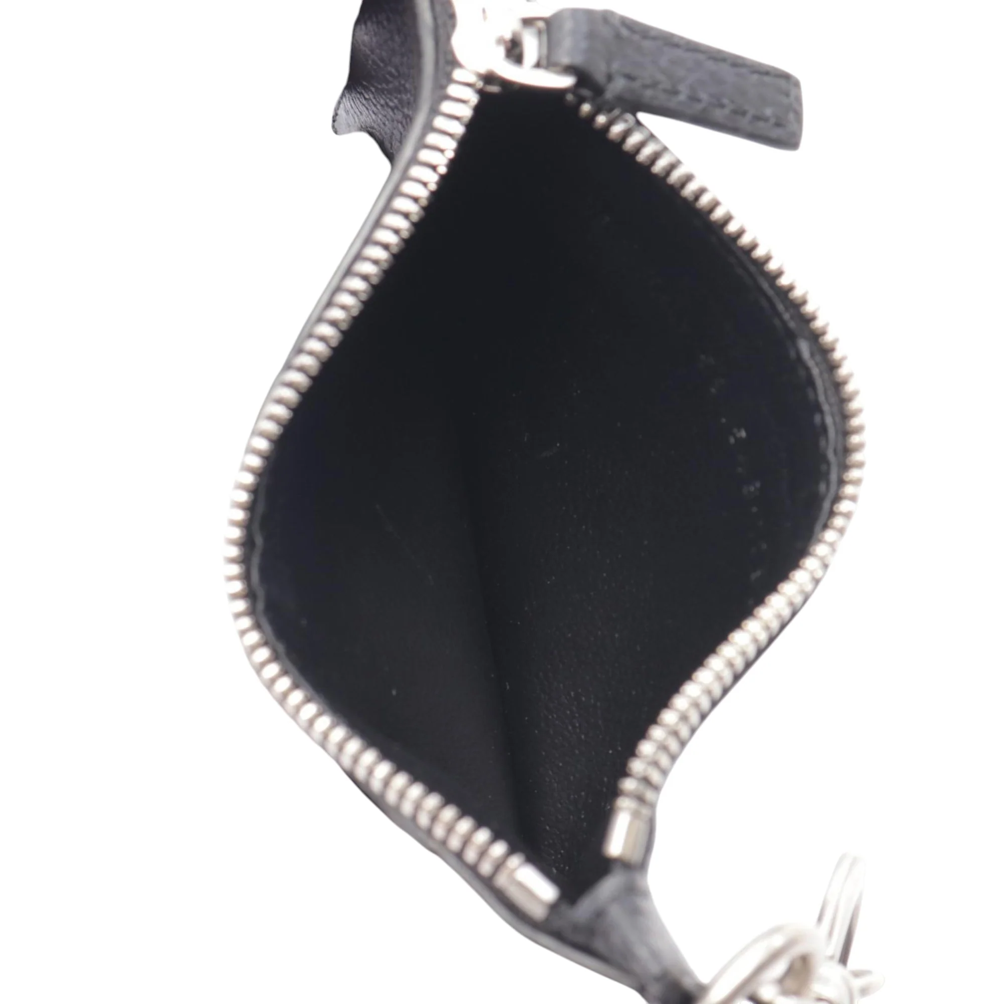 Balenciaga | Pre-Owned Leather Cash Card Holder | Black - Image 3