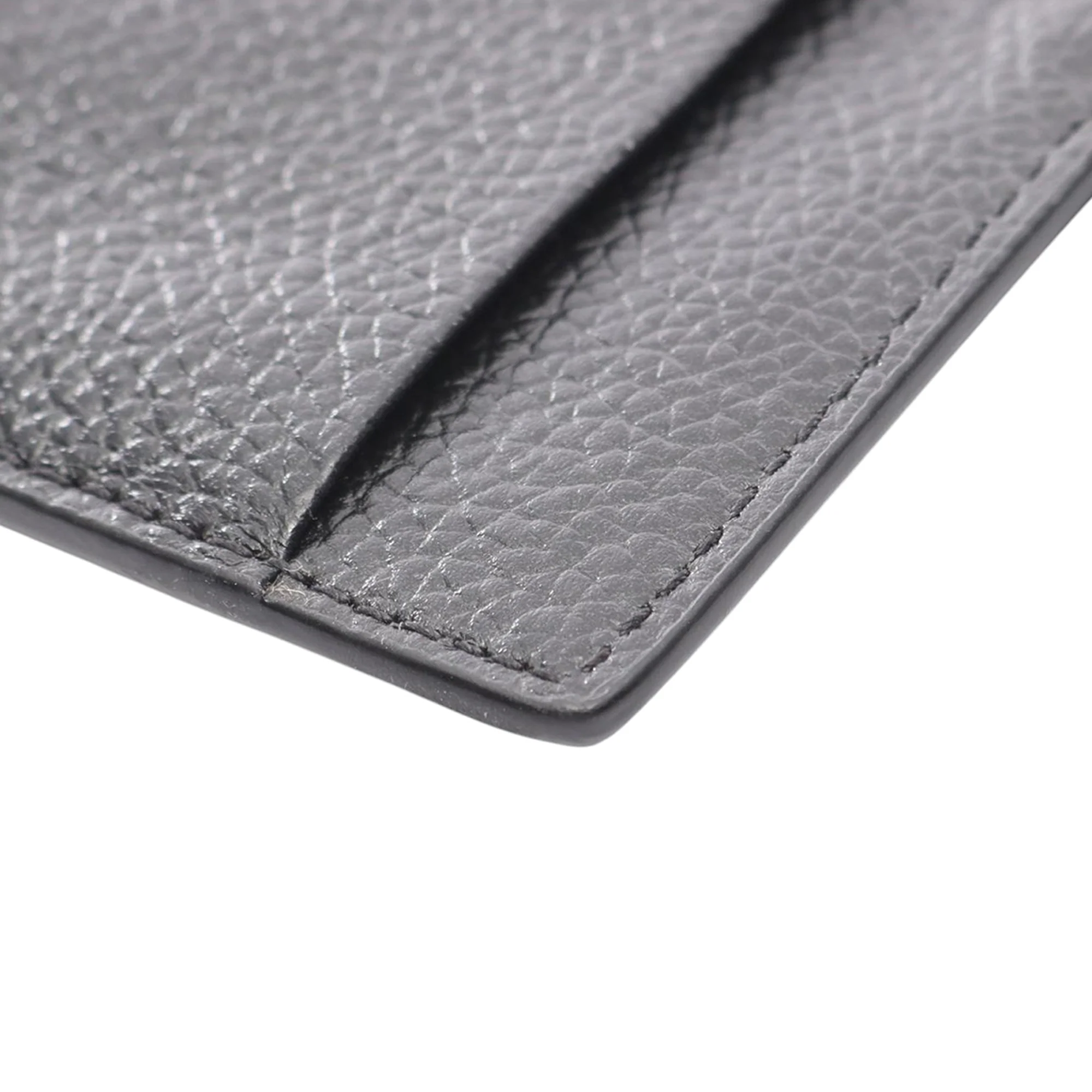 Balenciaga | Pre-Owned Leather Fragment Coin Purse | Black - Image 5