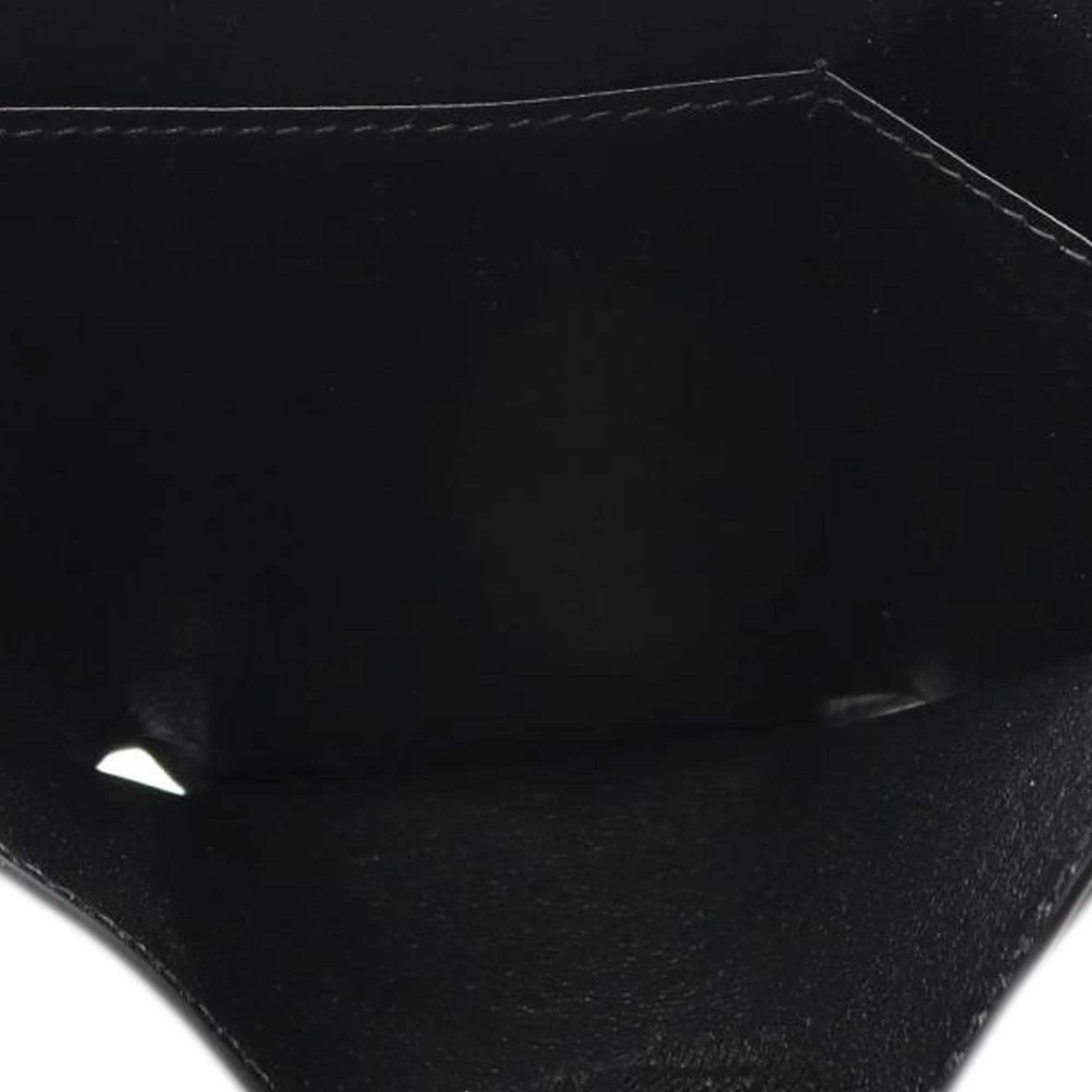 Balenciaga | Pre-Owned Mini Smooth Calfskin Cash 2.0 Wallet | Black - Image 8