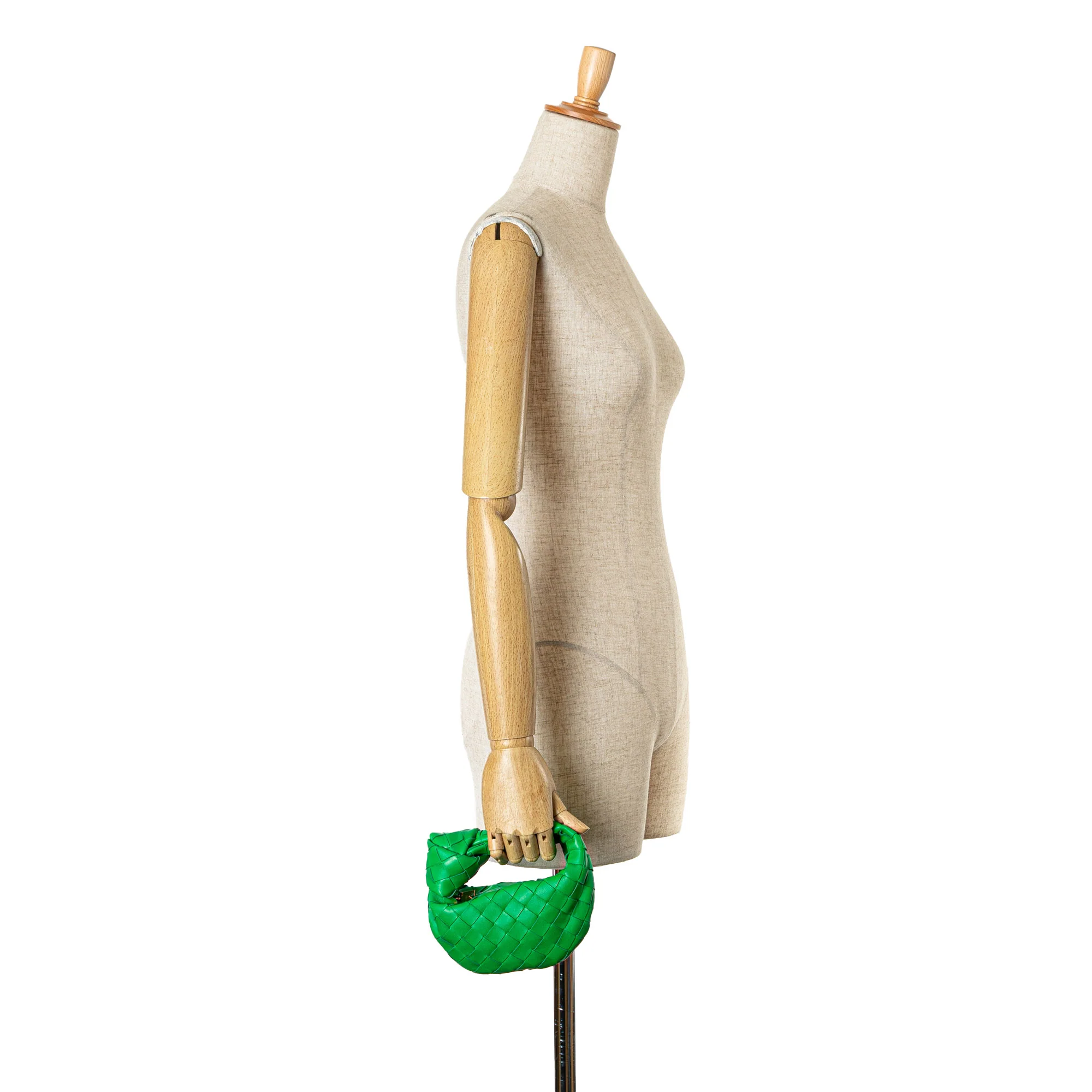 Bottega Veneta | Pre-Owned Candy Nappa Intrecciato Jodie | Green - Image 7