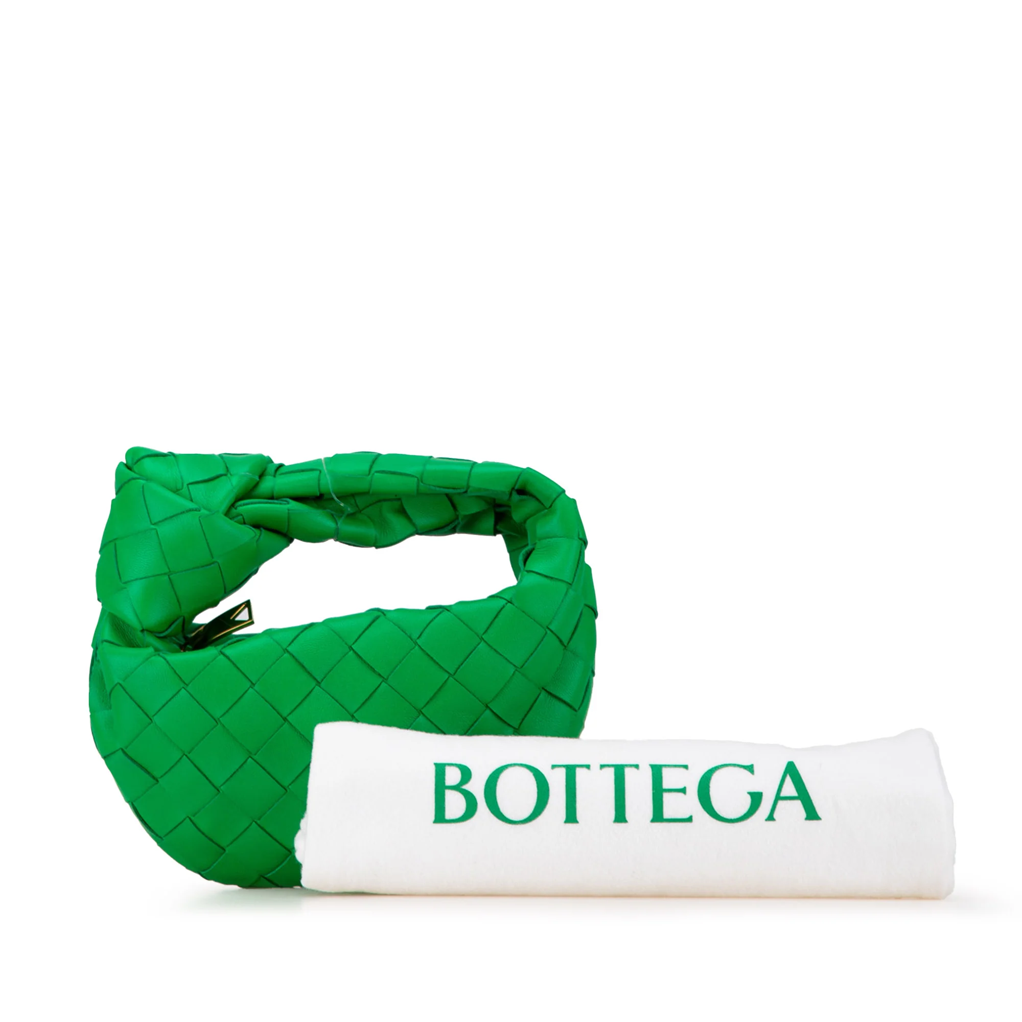 Bottega Veneta | Pre-Owned Candy Nappa Intrecciato Jodie | Green - Image 8