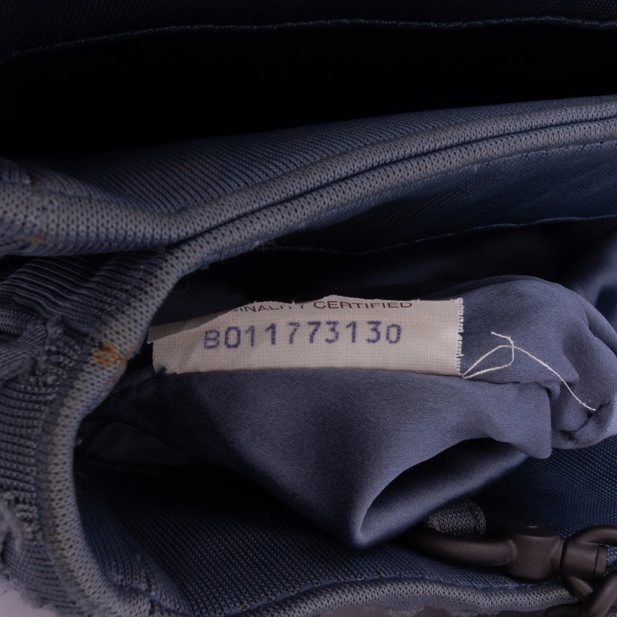 Bottega Veneta | Pre-Owned Canvas Intrecciato Buckle Flap Handbag | Blue/Denim - Image 14