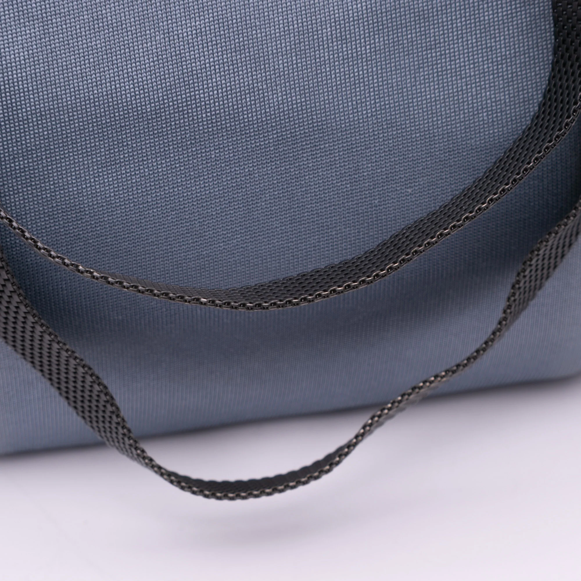 Bottega Veneta | Pre-Owned Canvas Intrecciato Buckle Flap Handbag | Blue/Denim - Image 5