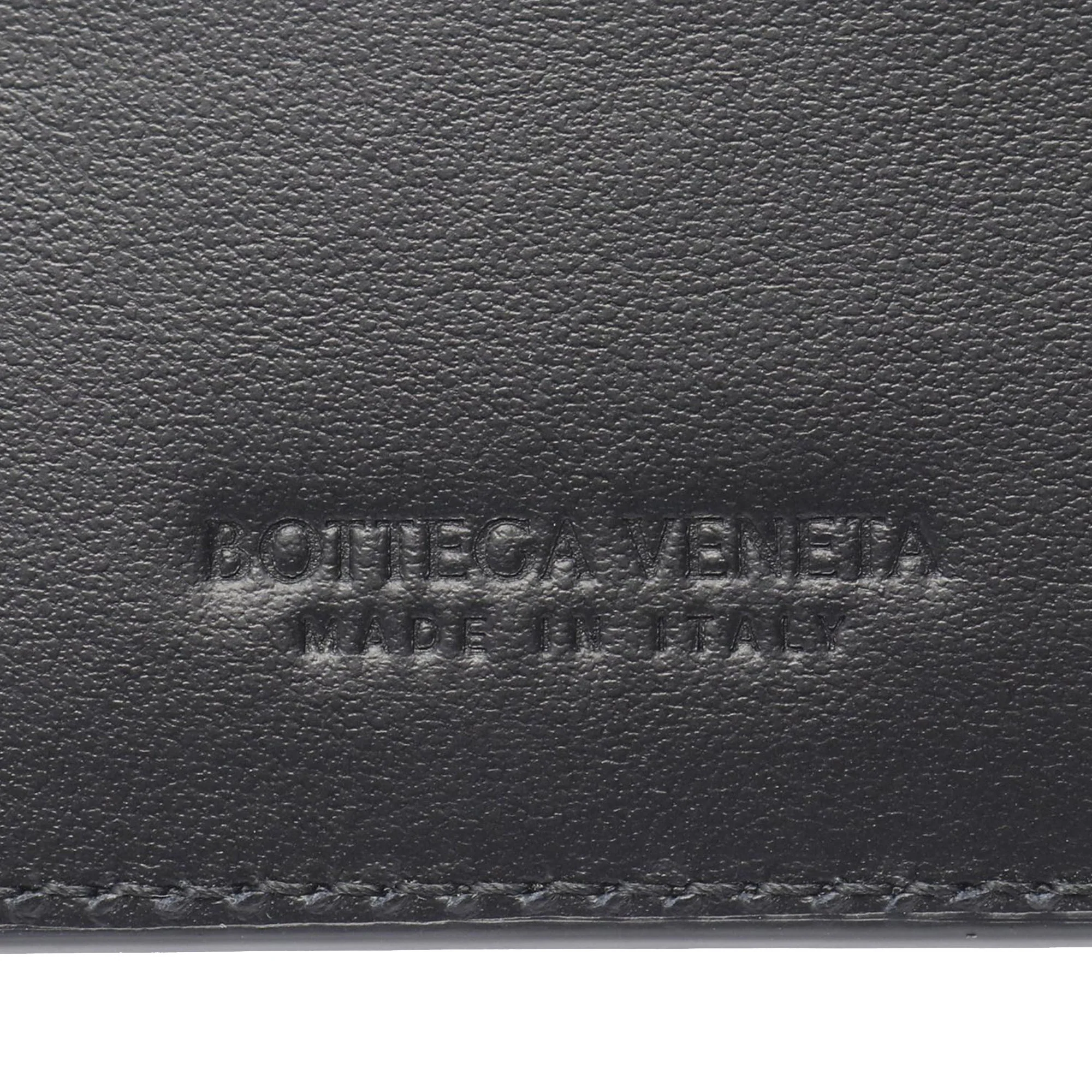 Bottega Veneta | Pre-Owned Intrecciato Piccolo Wallet | Black - Image 4