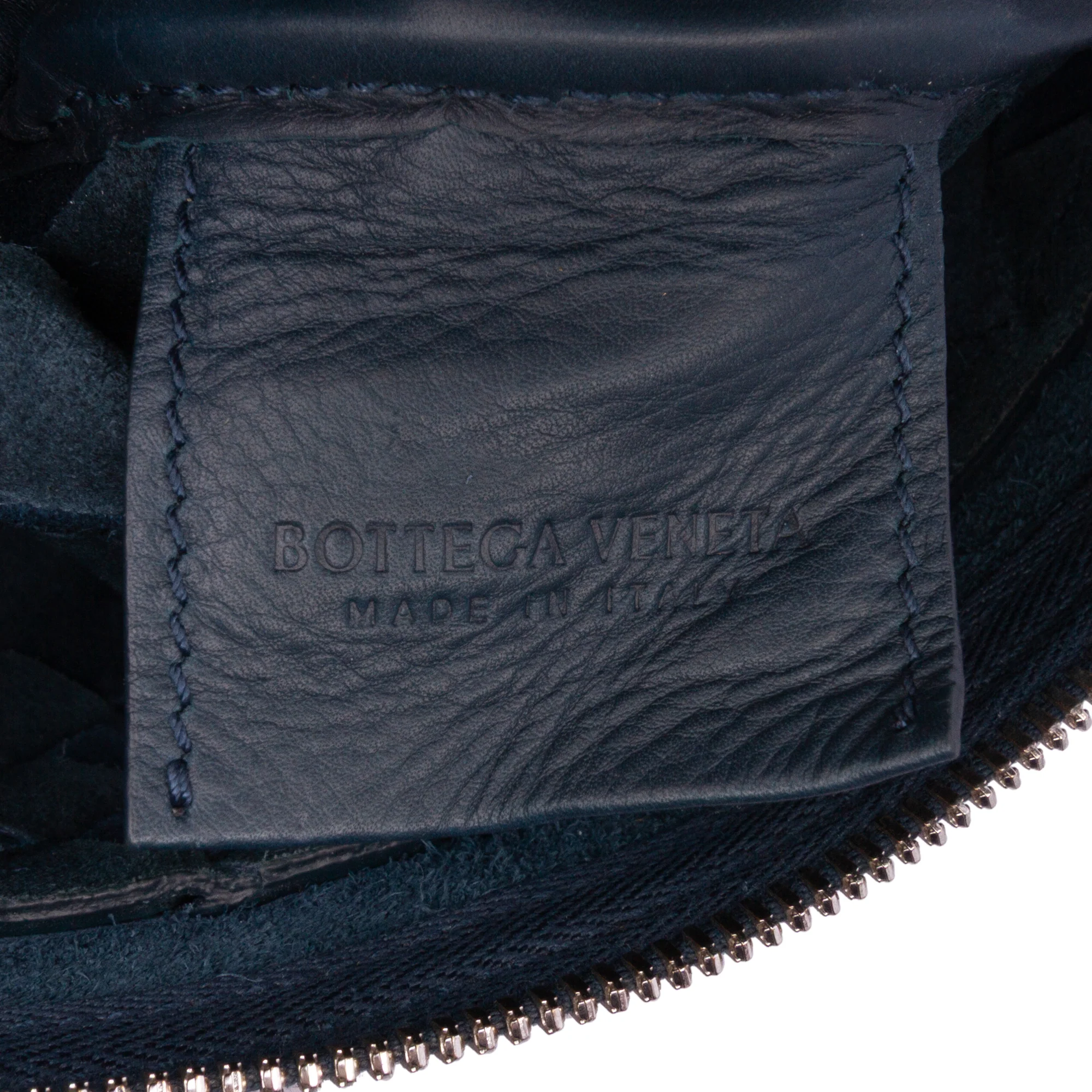 Bottega Veneta | Pre-Owned Leather Intrecciato Duo Crossbody | Blue - Image 10