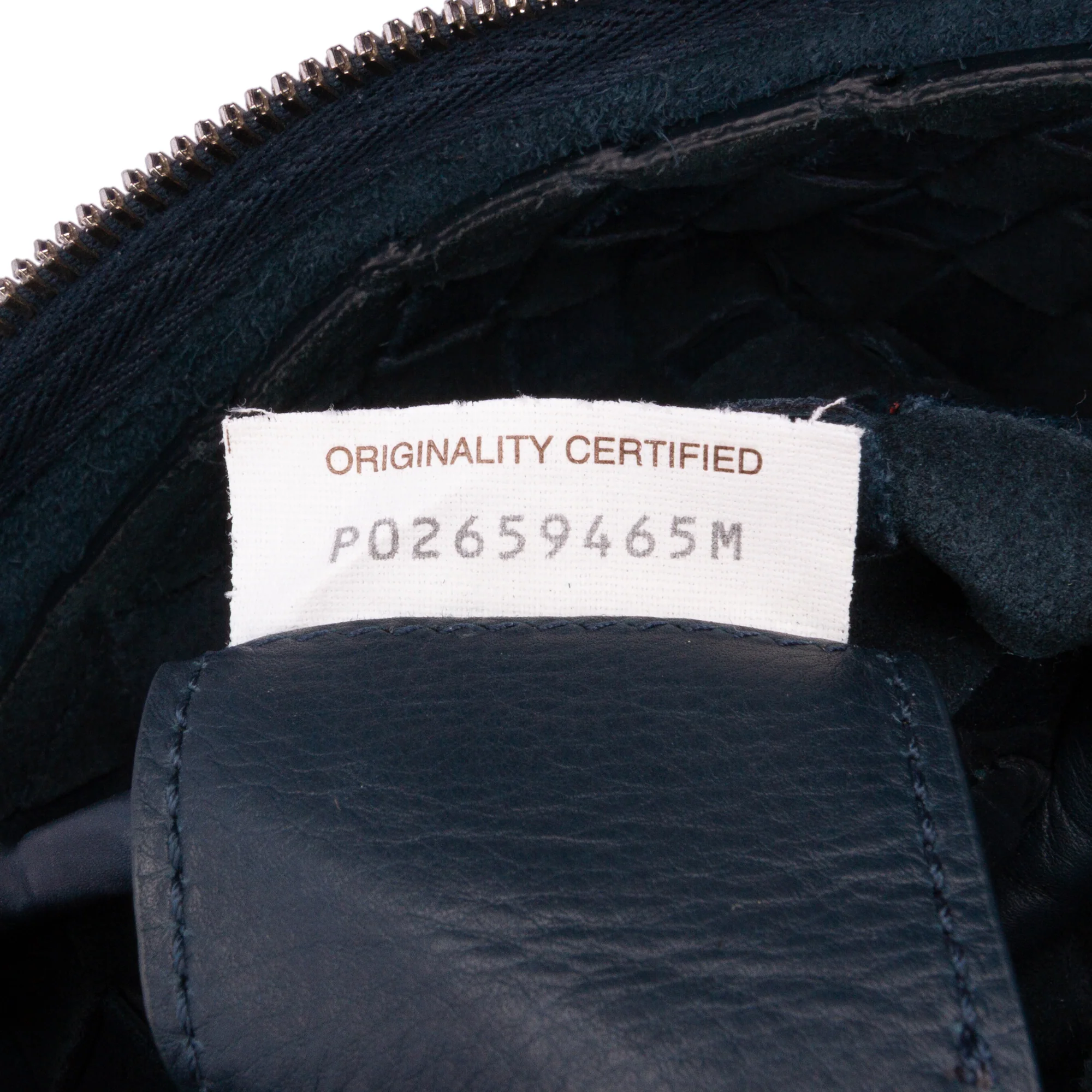 Bottega Veneta | Pre-Owned Leather Intrecciato Duo Crossbody | Blue - Image 11