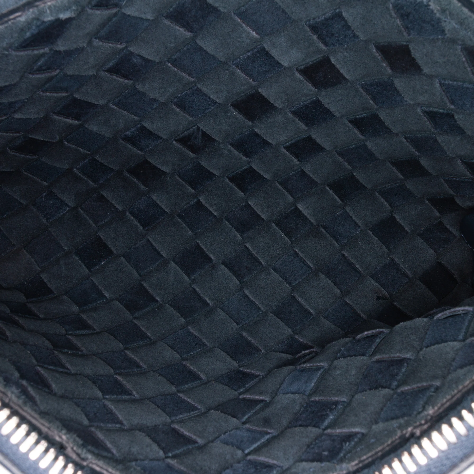 Bottega Veneta | Pre-Owned Leather Intrecciato Duo Crossbody | Blue - Image 8